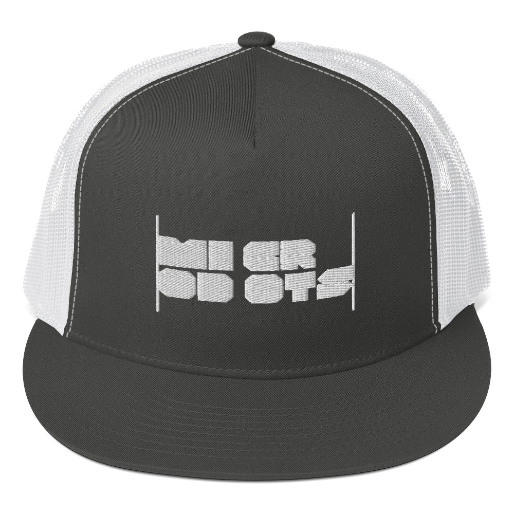 Microdots Bar Logo Trucker Cap