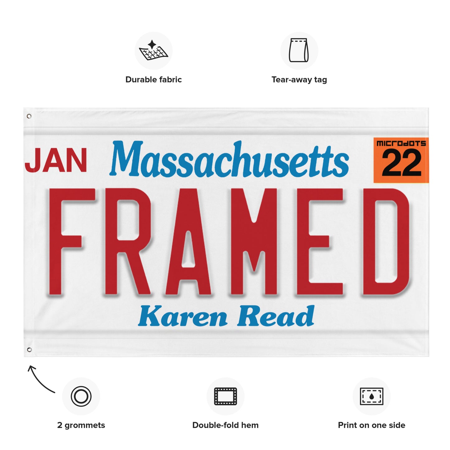 Microdots "FRAMED" - Flag