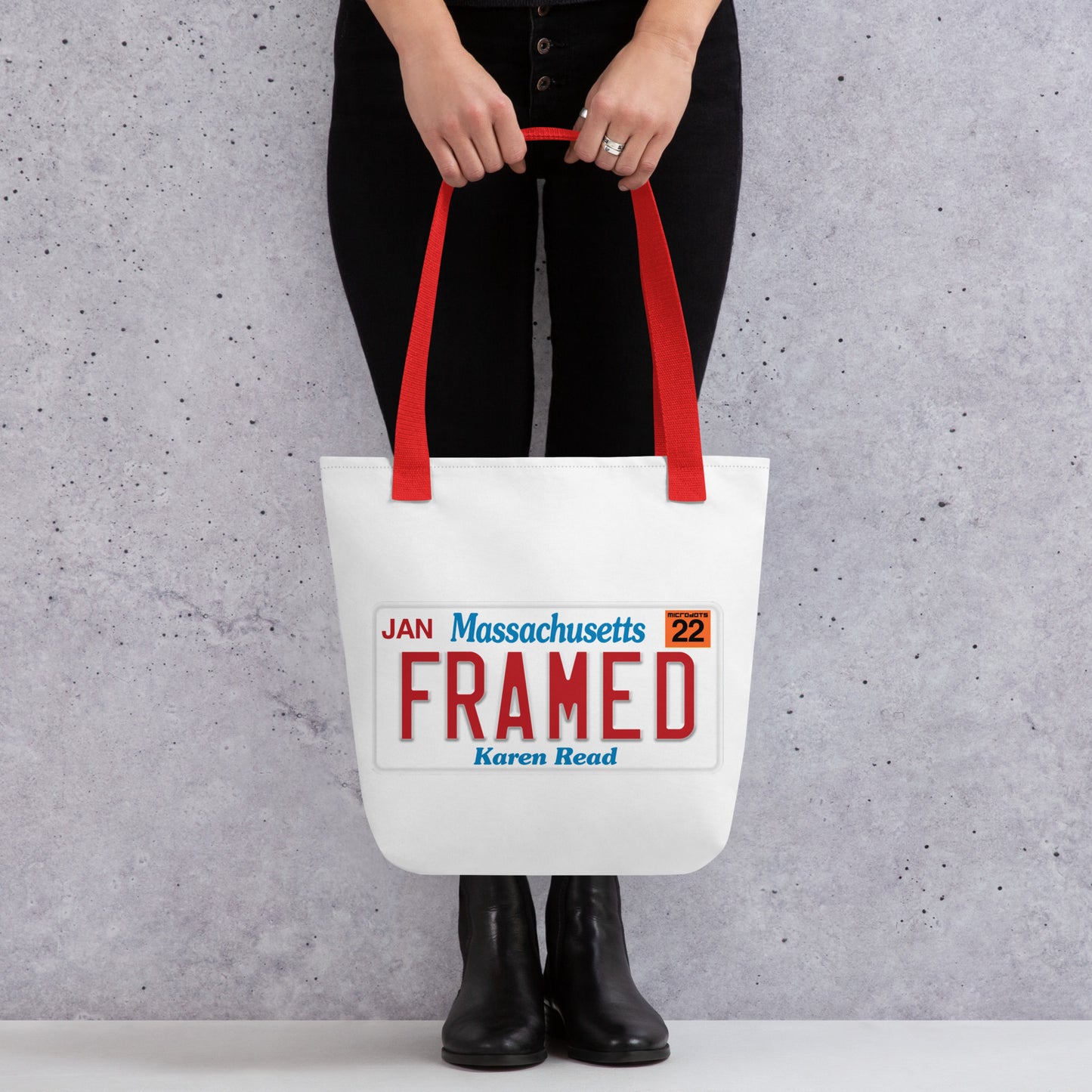 Microdots "FRAMED" - Tote bag