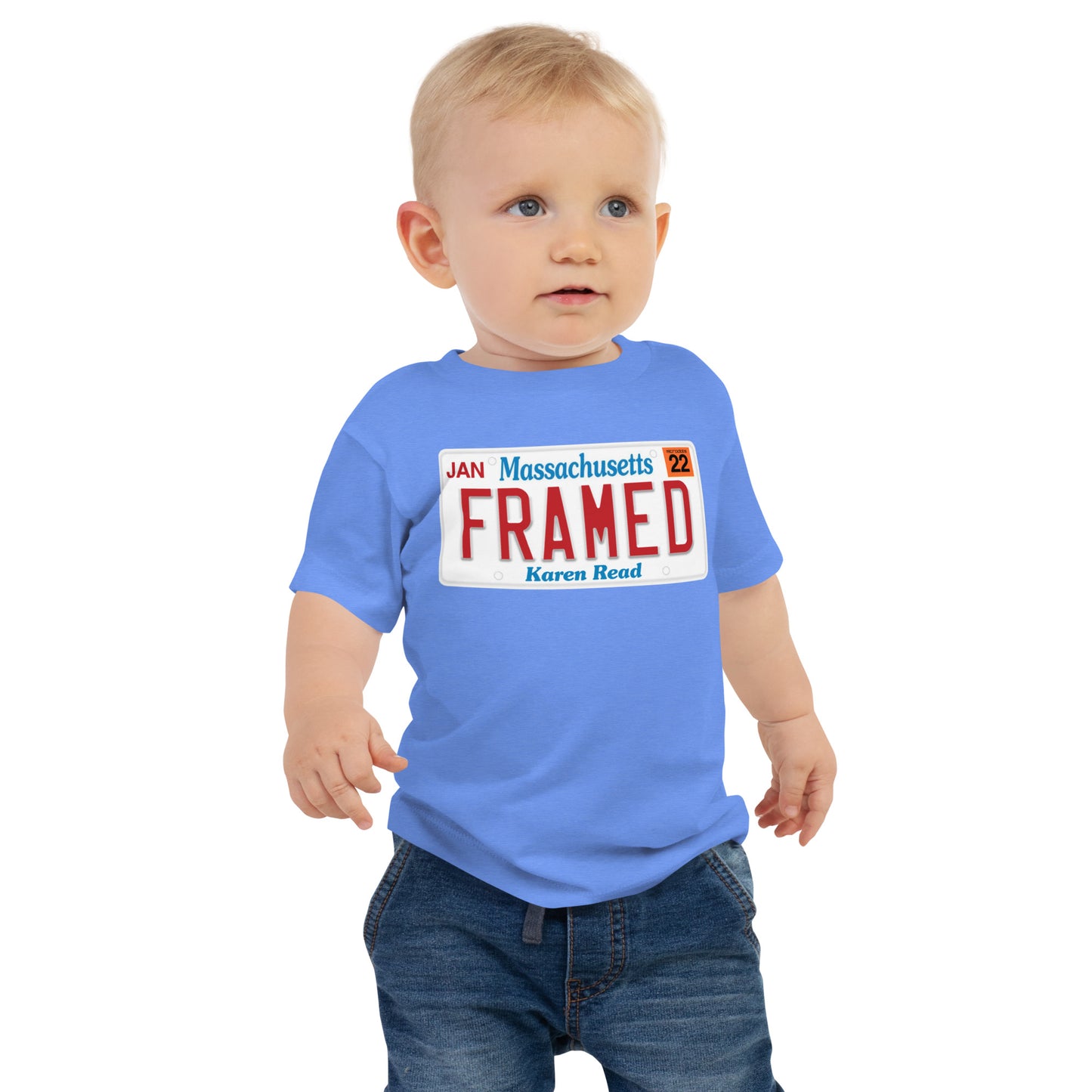 Microdots Official "FRAMED" Karen Read - Baby Jersey Short Sleeve Tee