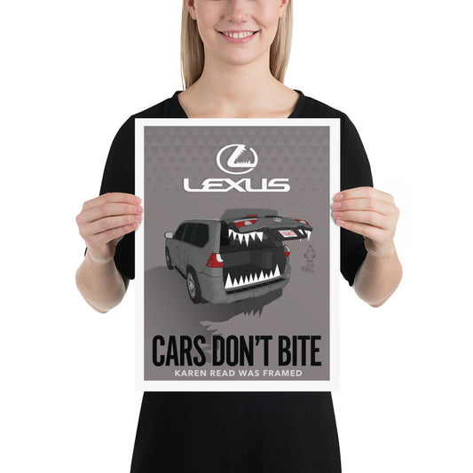 Microdots "Cars Don't Bite" Artwork Poster