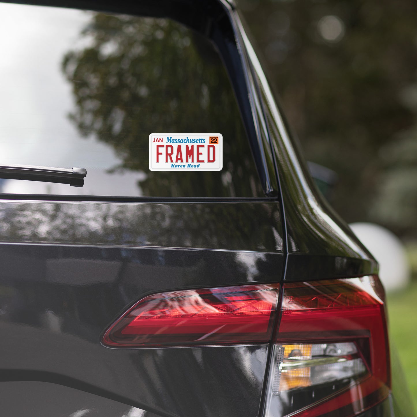 Microdots Karen Read "FRAMED" Sticker
