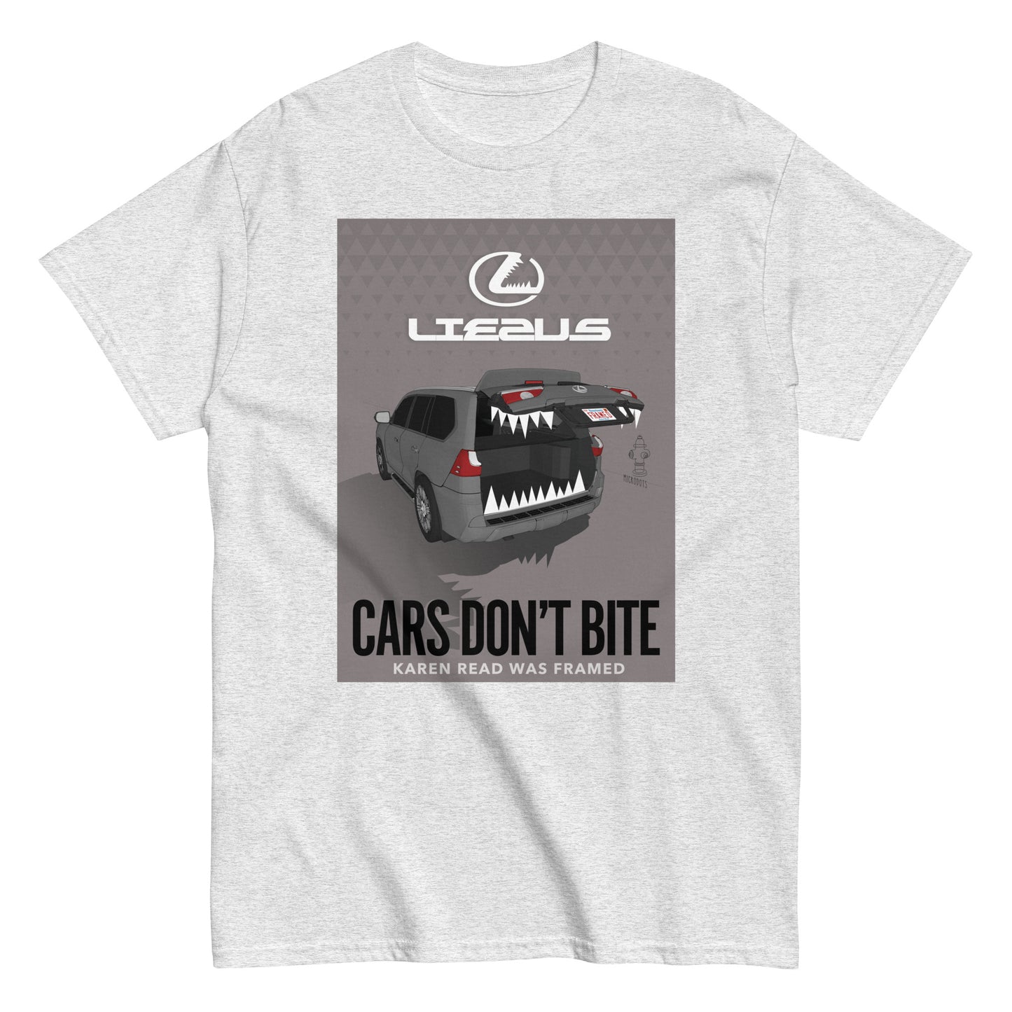 Microdots "Cars Don't Bite" Design - Classic Tee