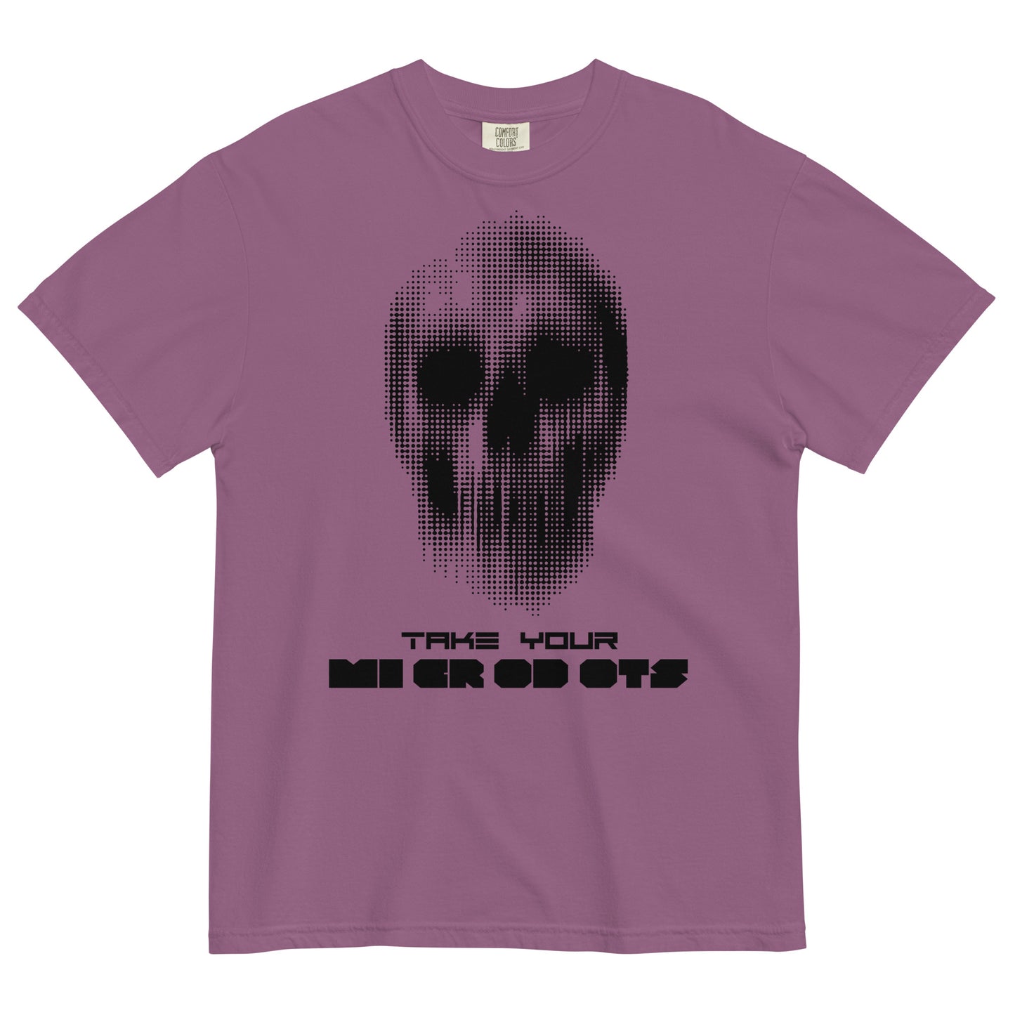 Take Your Microdots - Dark Print Unisex garment-dyed heavyweight t-shirt