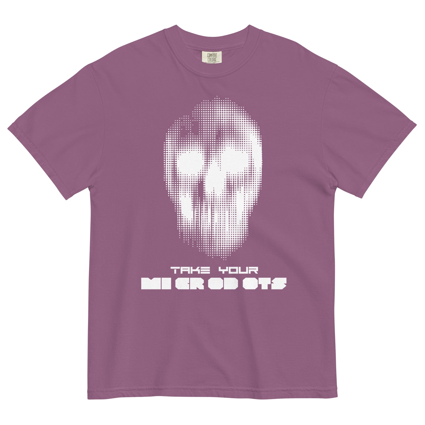 Take Your Microdots - Light Print Unisex garment-dyed heavyweight t-shirt