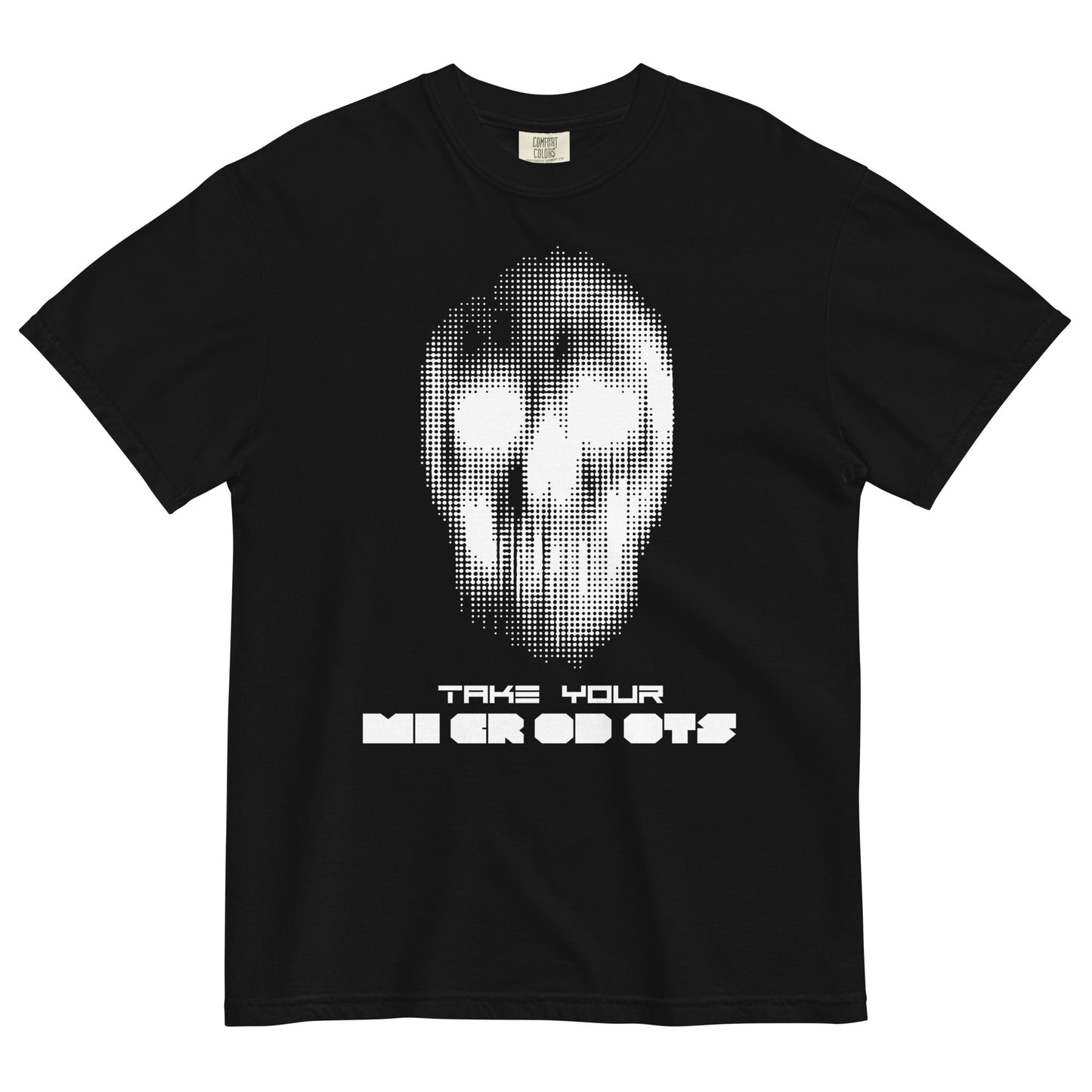 Take Your Microdots - Light Print Unisex garment-dyed heavyweight t-shirt