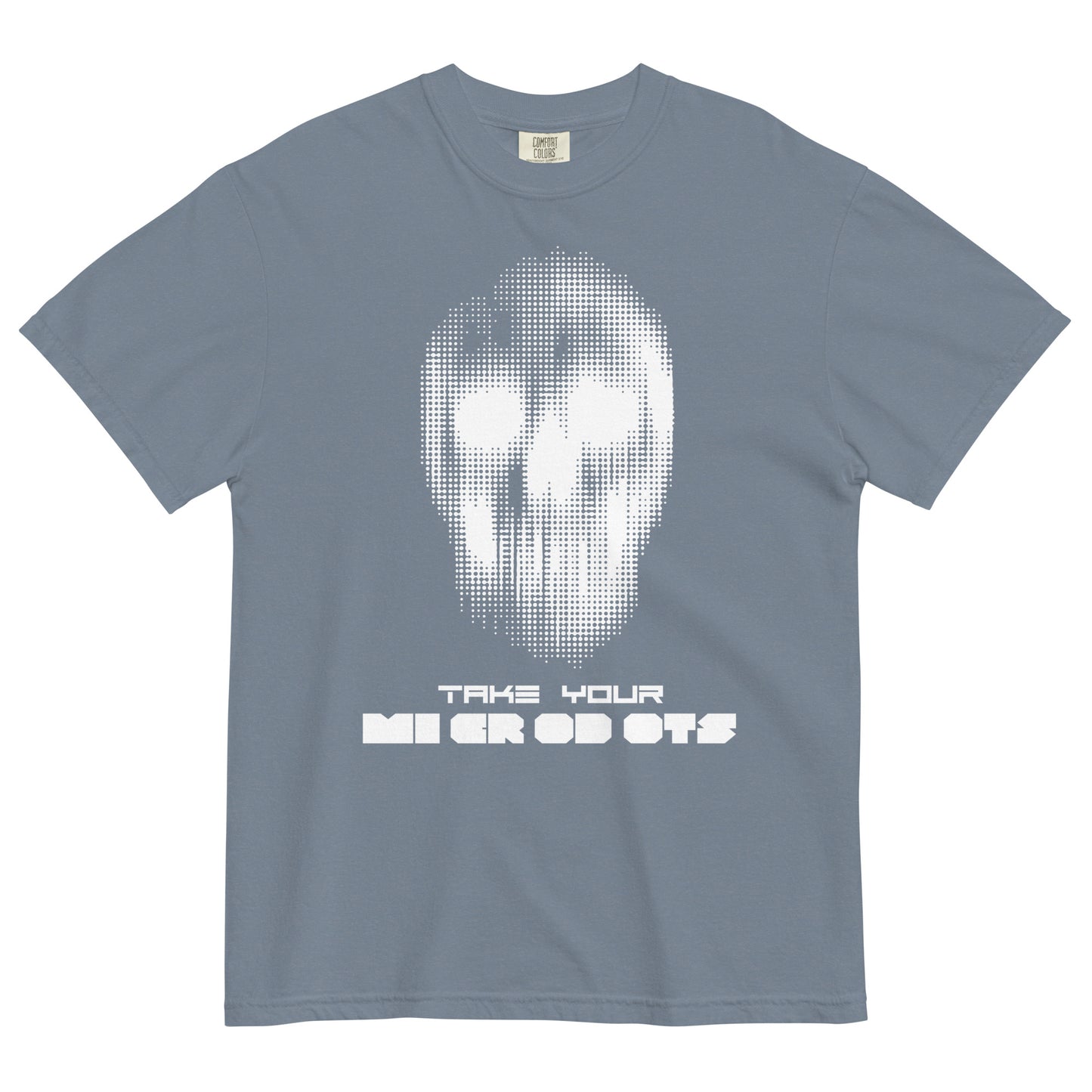Take Your Microdots - Light Print Unisex garment-dyed heavyweight t-shirt