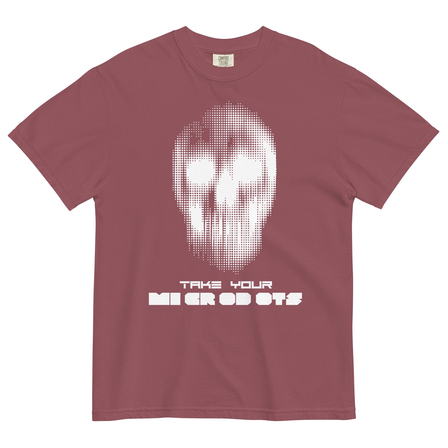 Take Your Microdots - Light Print Unisex garment-dyed heavyweight t-shirt