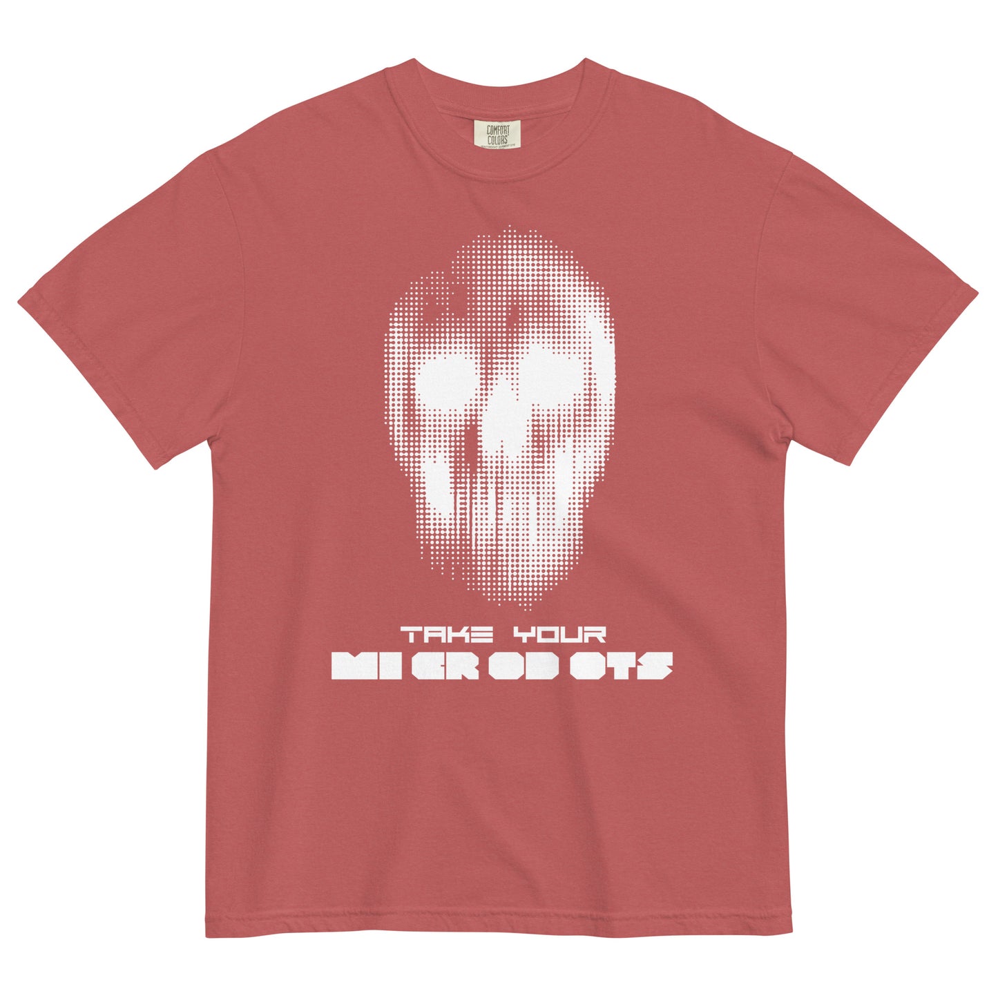 Take Your Microdots - Light Print Unisex garment-dyed heavyweight t-shirt