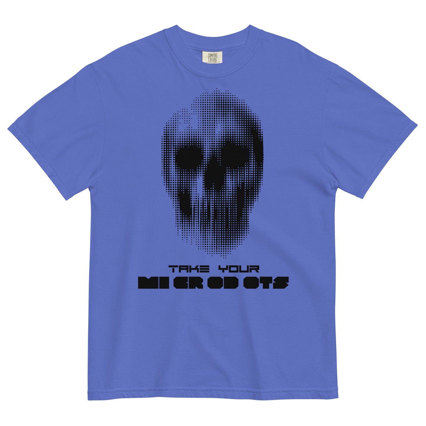 Take Your Microdots - Dark Print Unisex garment-dyed heavyweight t-shirt