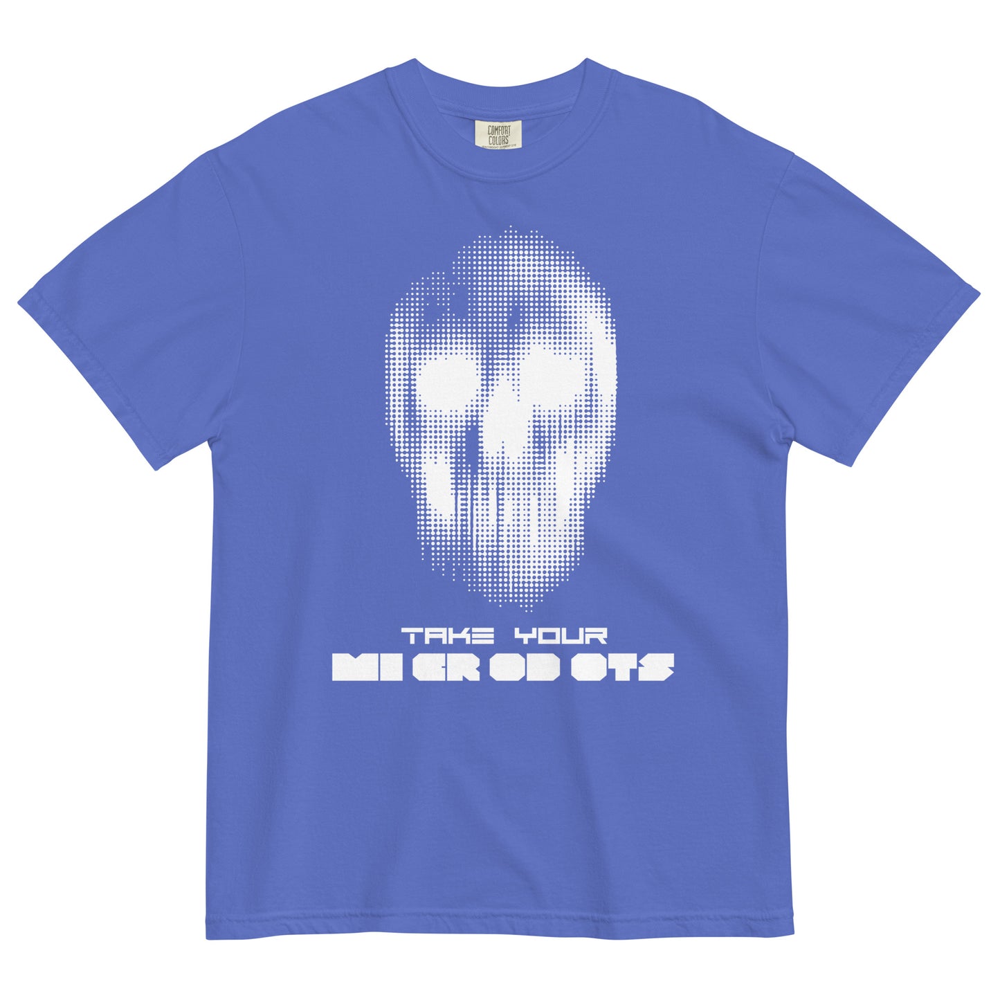 Take Your Microdots - Light Print Unisex garment-dyed heavyweight t-shirt