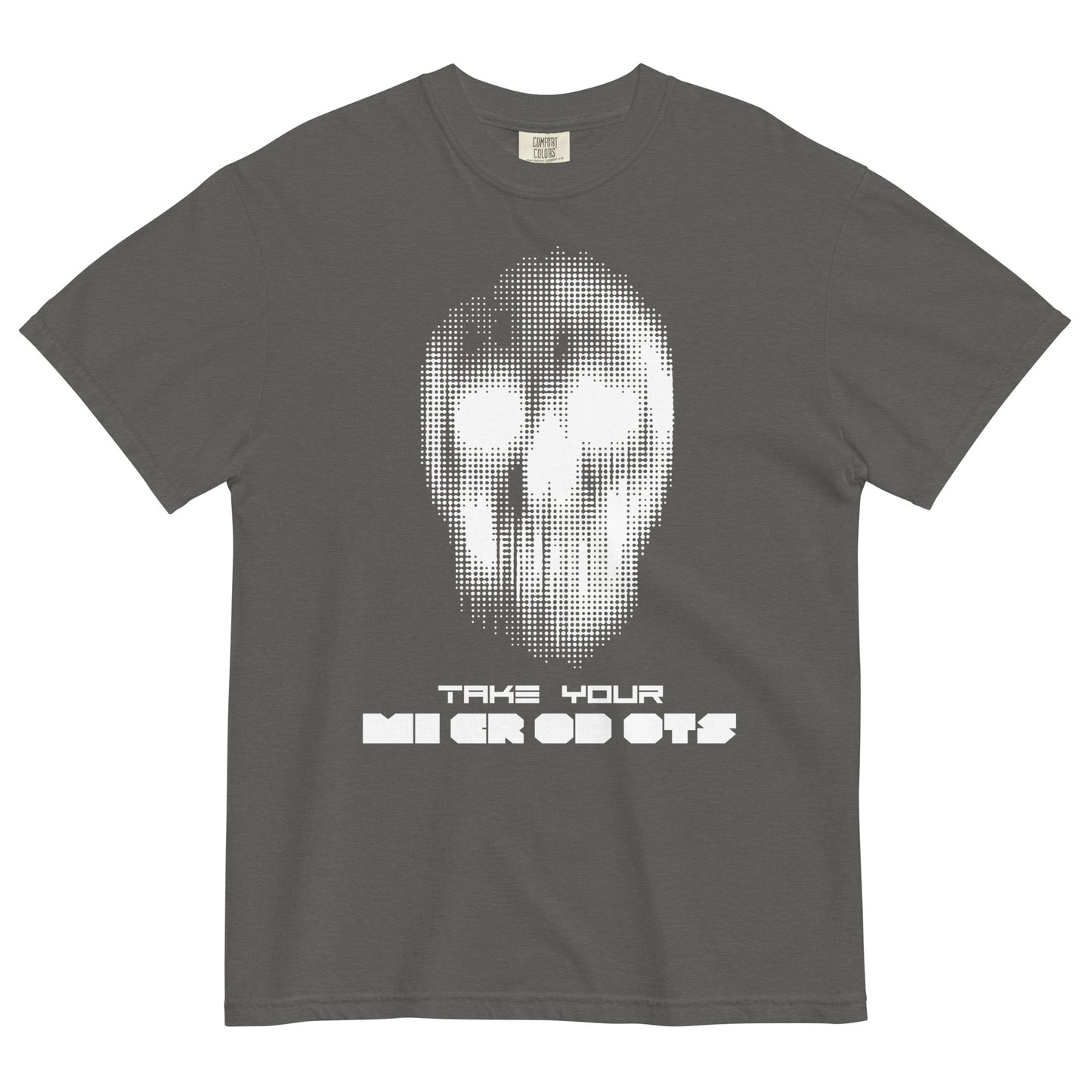 Take Your Microdots - Light Print Unisex garment-dyed heavyweight t-shirt