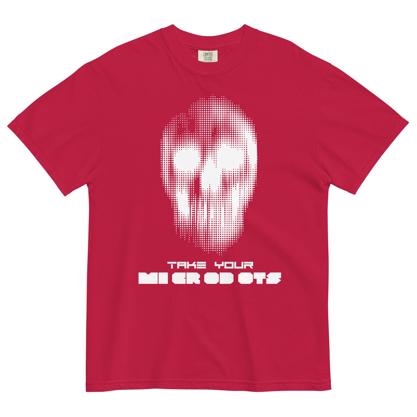 Take Your Microdots - Light Print Unisex garment-dyed heavyweight t-shirt