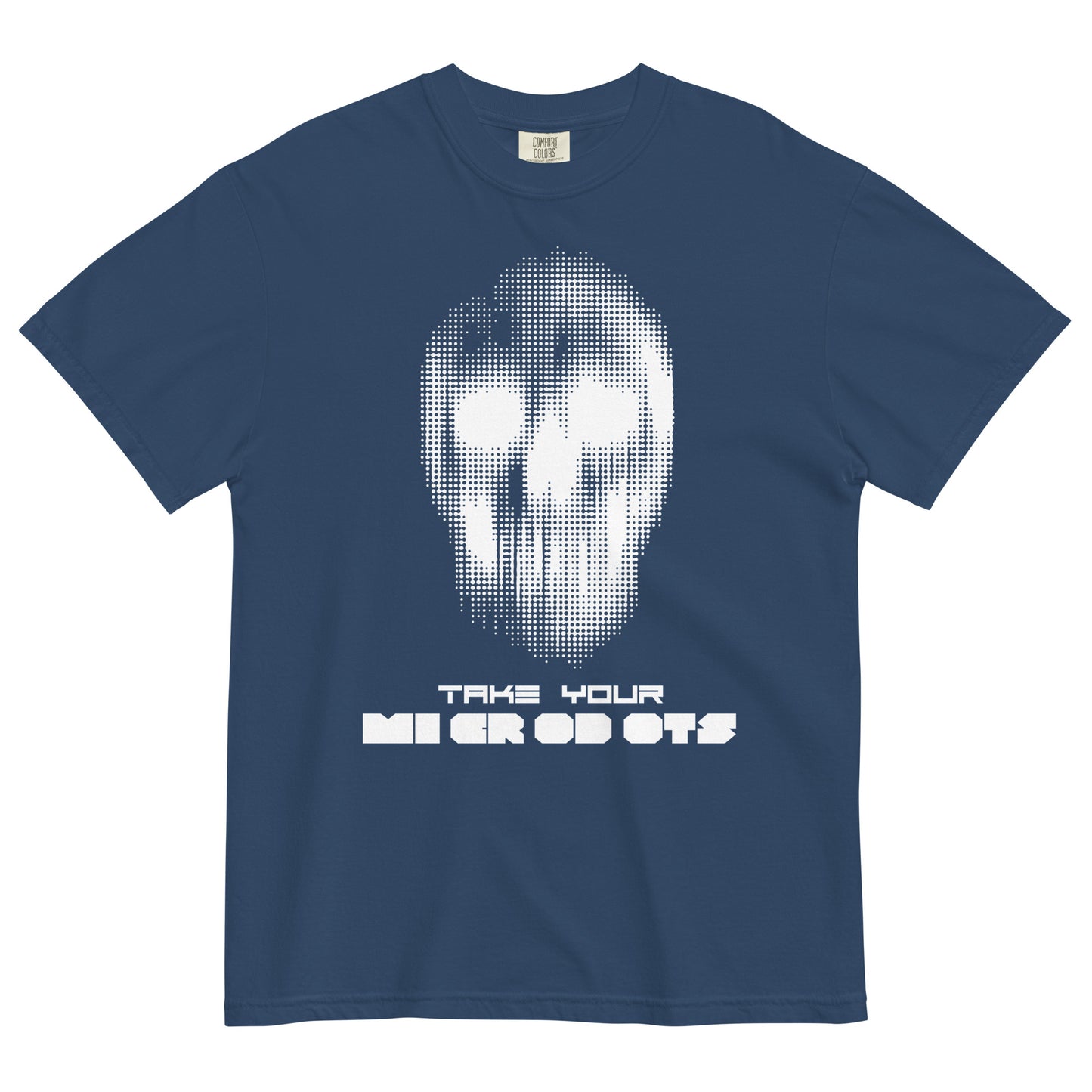 Take Your Microdots - Light Print Unisex garment-dyed heavyweight t-shirt
