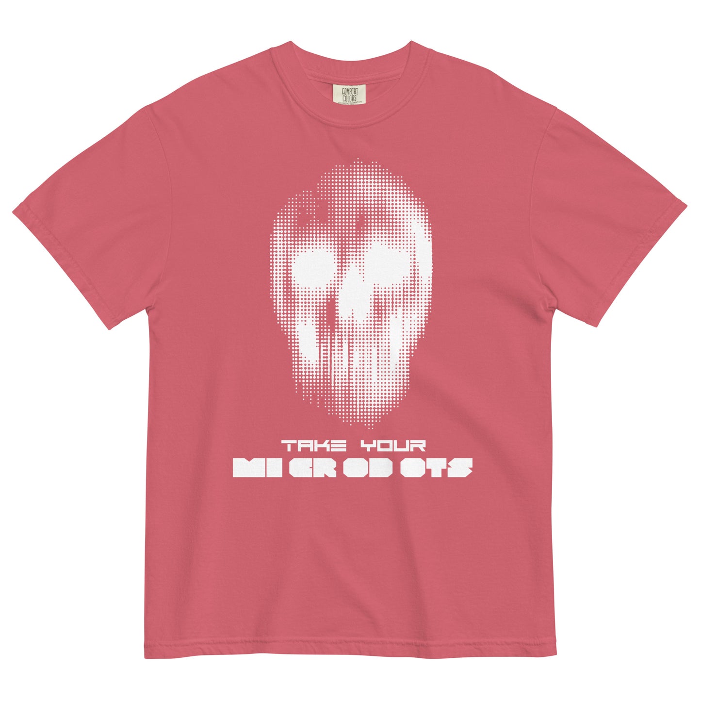 Take Your Microdots - Light Print Unisex garment-dyed heavyweight t-shirt