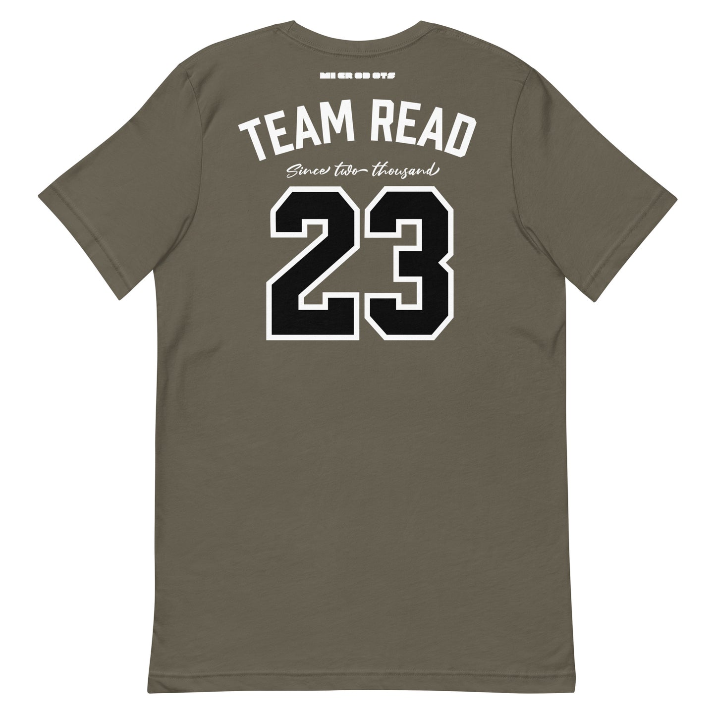 Microdots "Team Read Since 23" Design - Unisex t-shirt