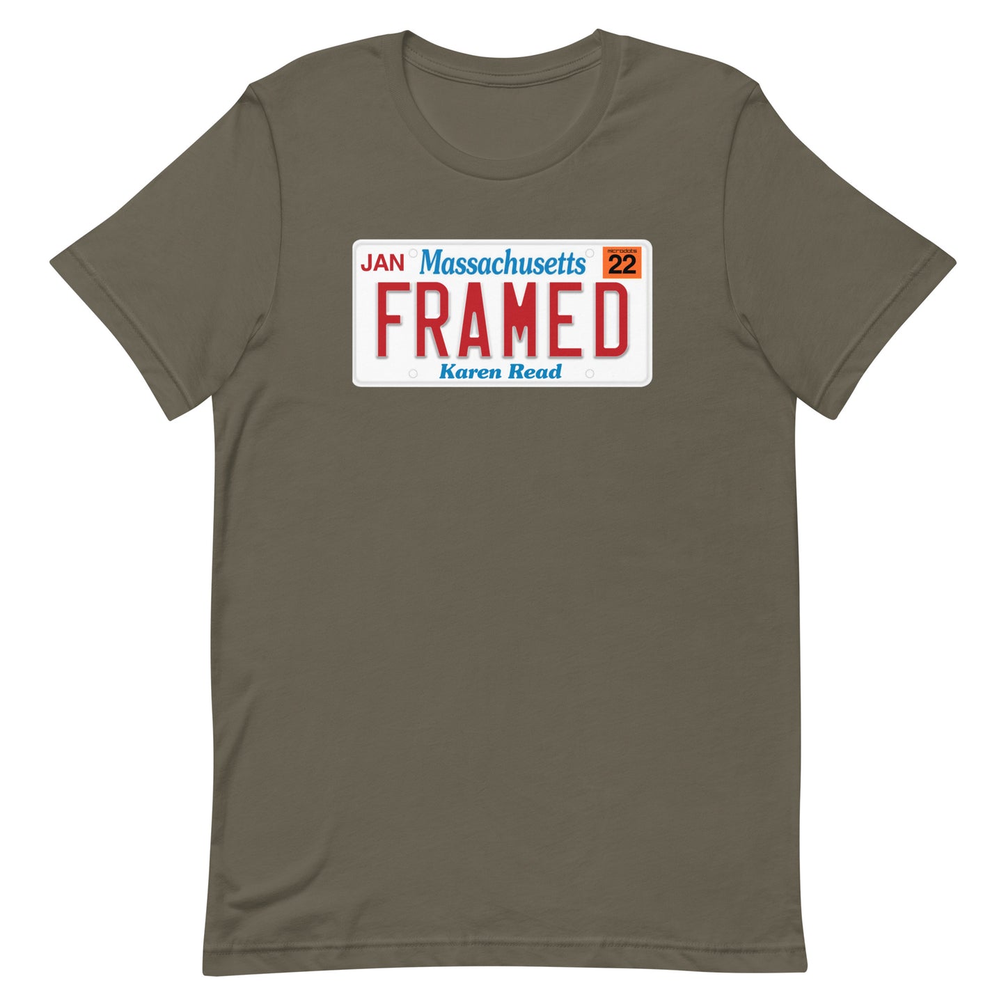 Microdots Official "Framed" License Plate Design - Unisex t-shirt