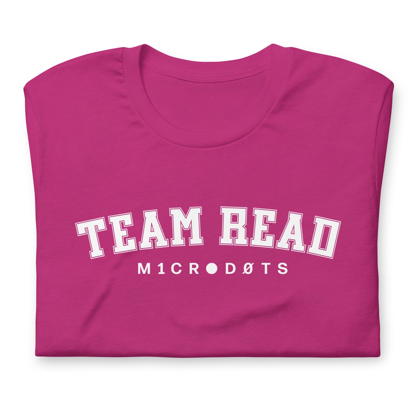 Microdots "Team Read" Design - Unisex t-shirt