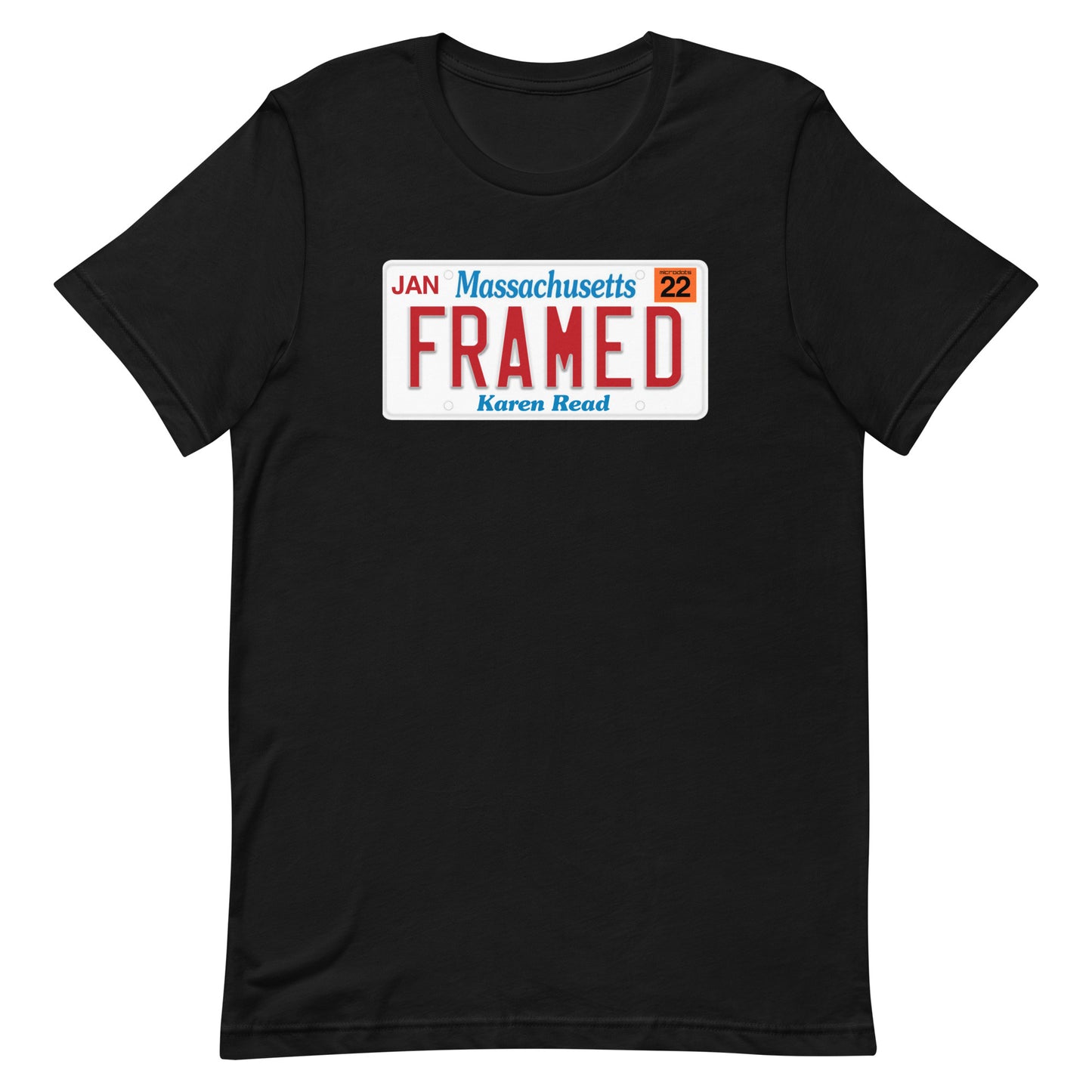 Microdots Official "Framed" License Plate Design - Unisex t-shirt