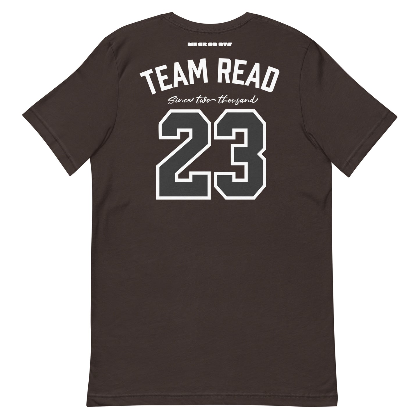 Microdots "Team Read Since 23" Design - Unisex t-shirt