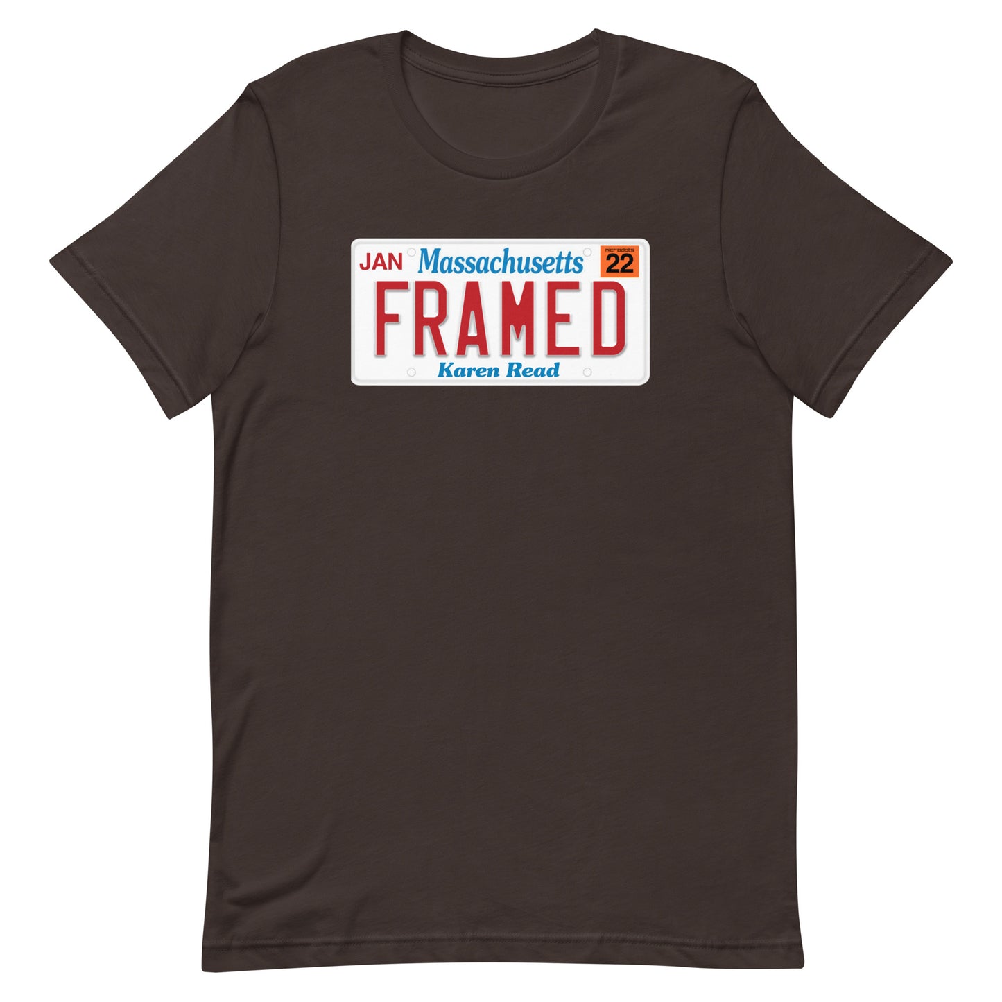 Microdots Official "Framed" License Plate Design - Unisex t-shirt