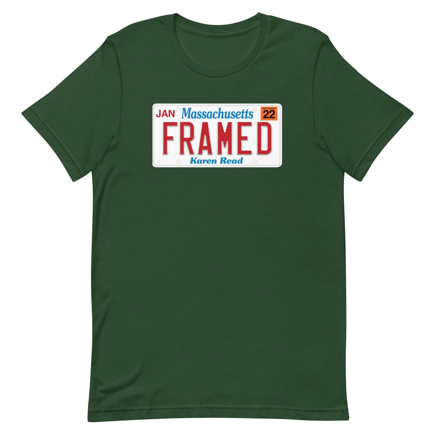 Microdots Official "Framed" License Plate Design - Unisex t-shirt