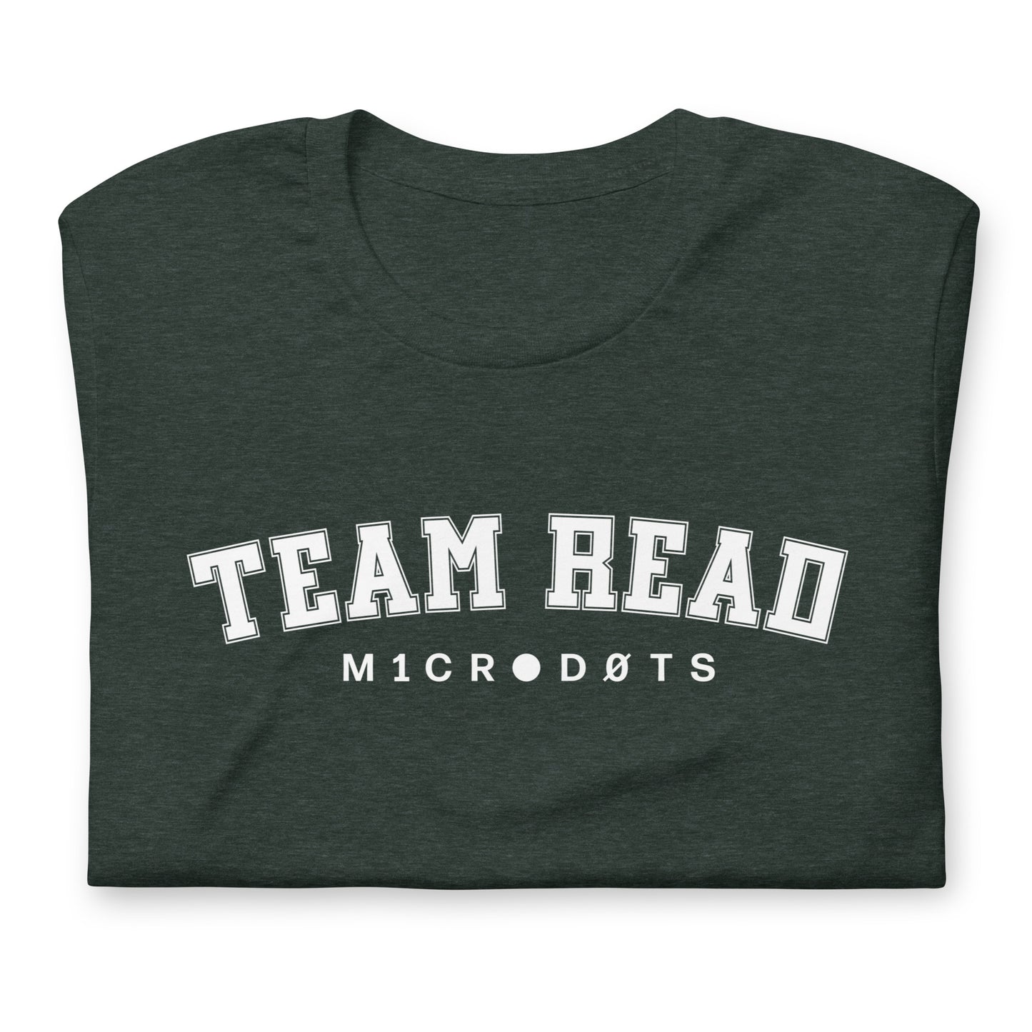 Microdots "Team Read" Design - Unisex t-shirt