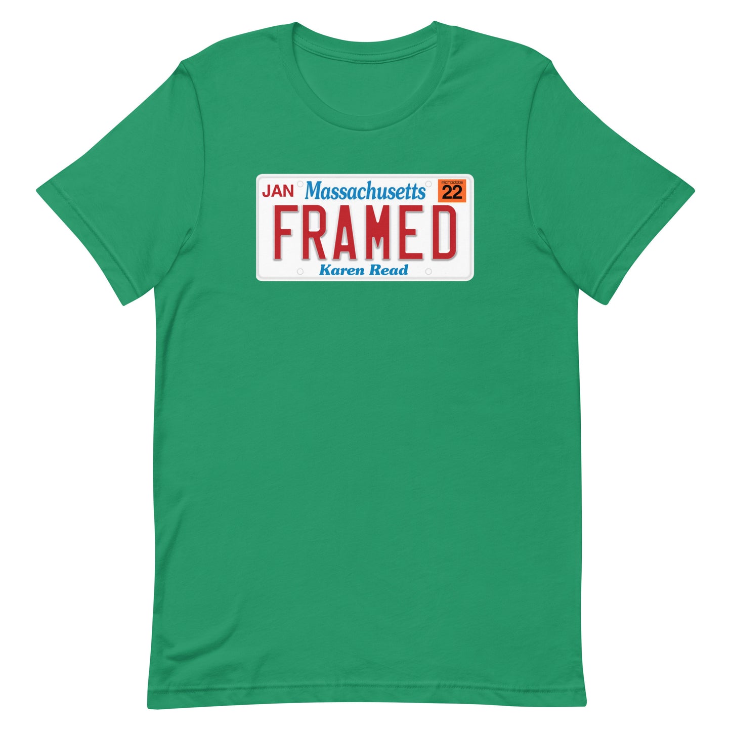 Microdots Official "Framed" License Plate Design - Unisex t-shirt