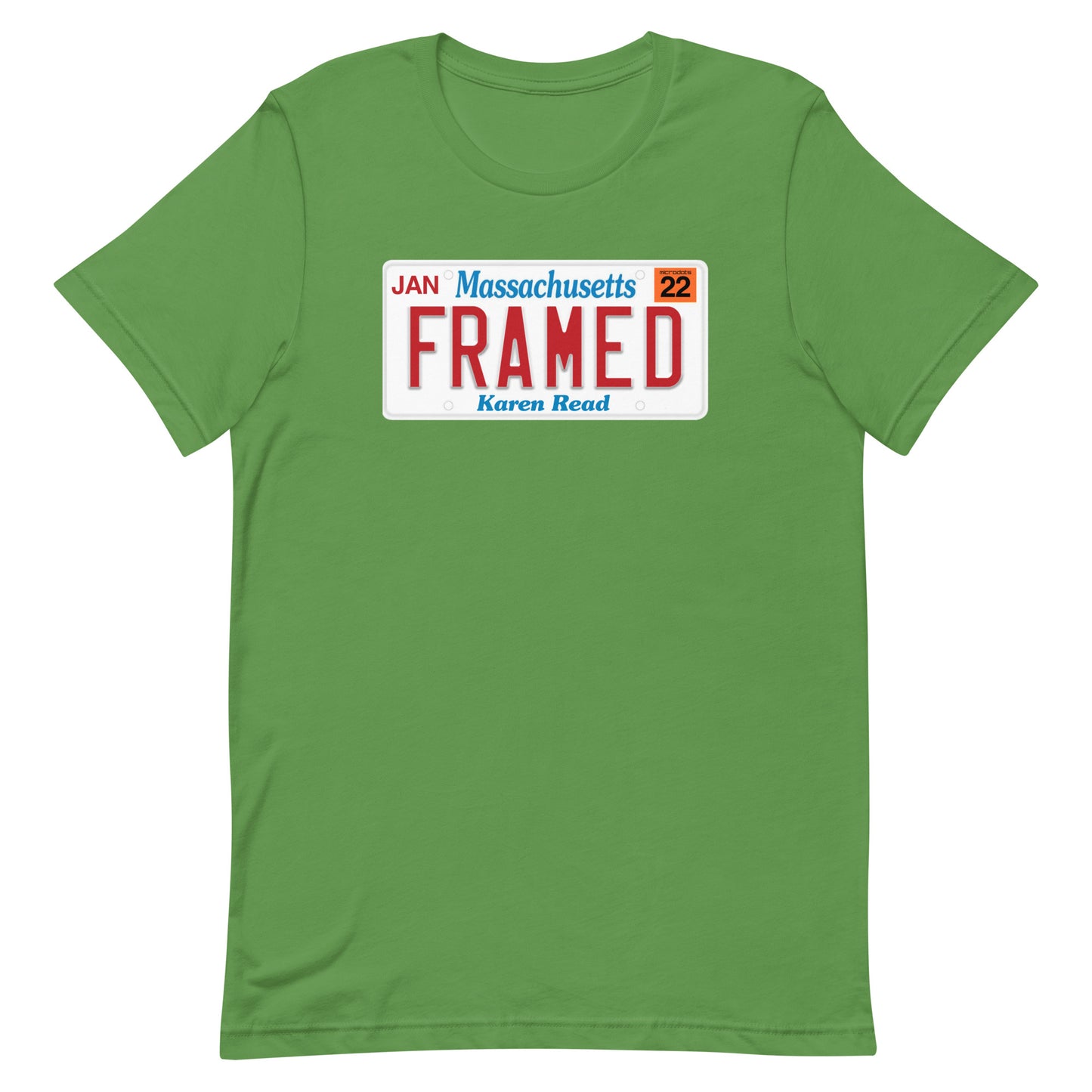 Microdots Official "Framed" License Plate Design - Unisex t-shirt