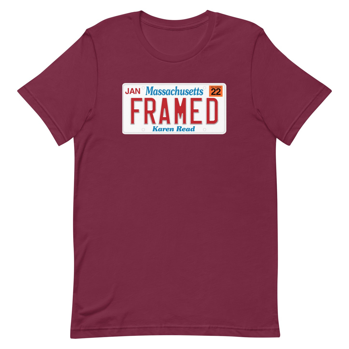 Microdots Official "Framed" License Plate Design - Unisex t-shirt