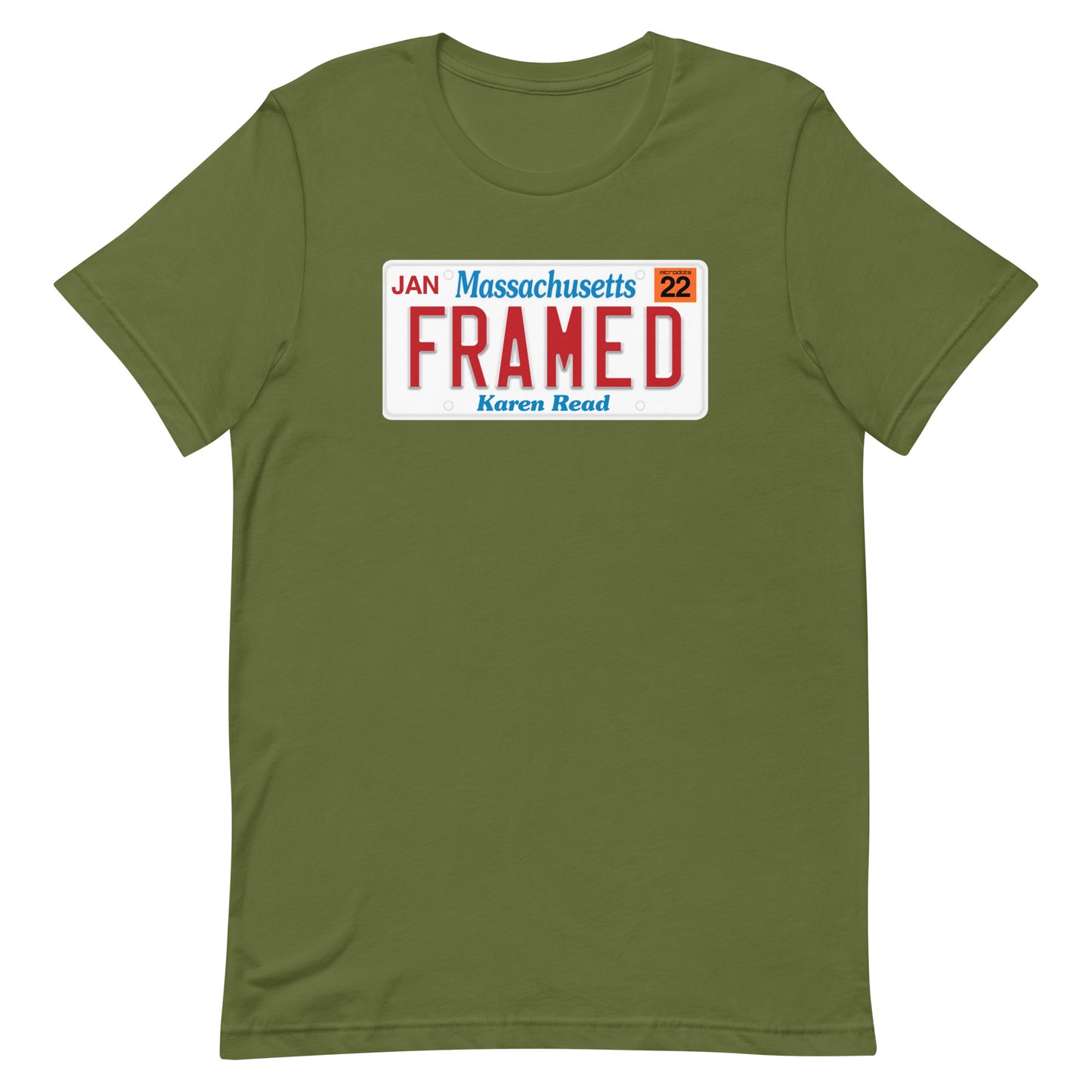 Microdots Official "Framed" License Plate Design - Unisex t-shirt