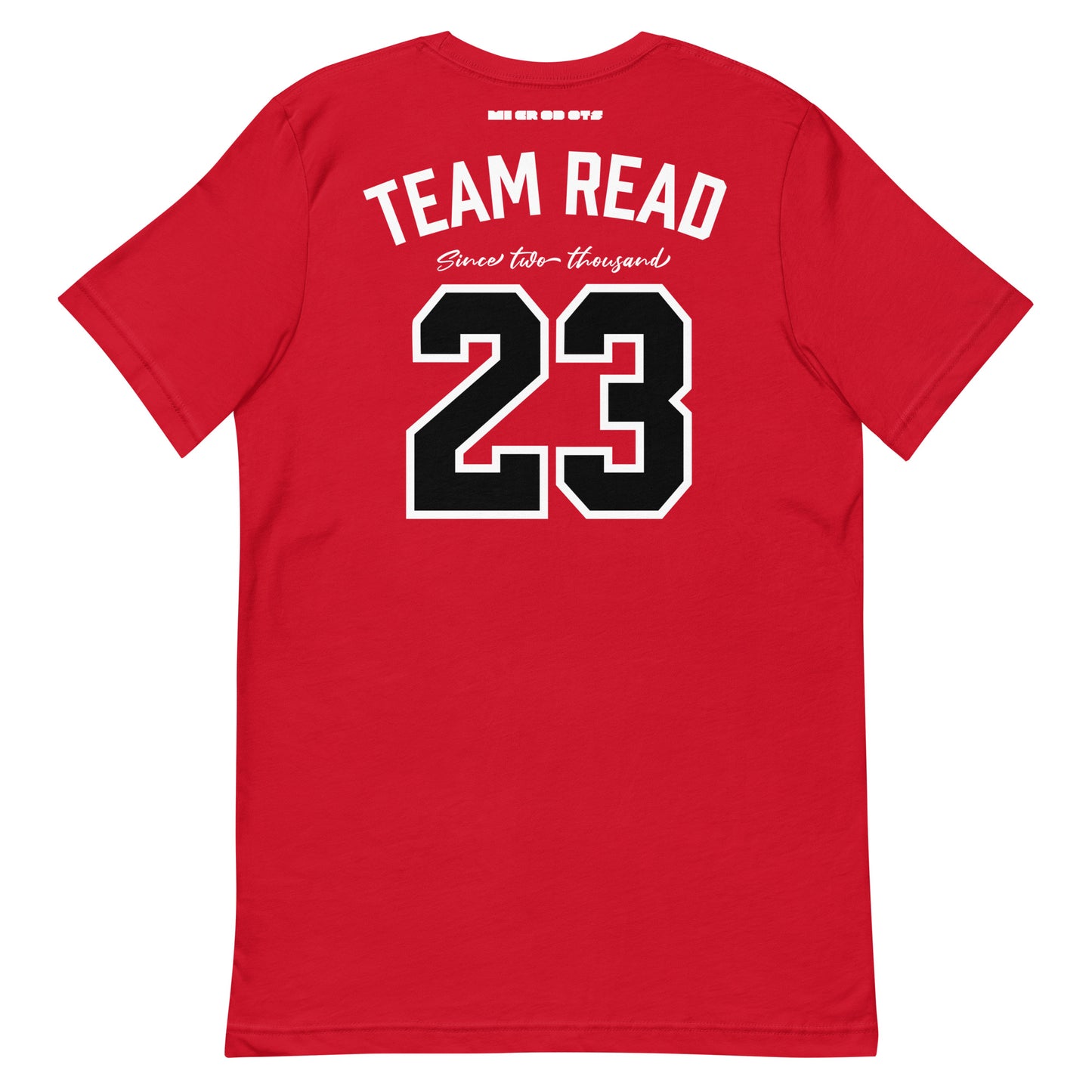 Microdots "Team Read Since 23" Design - Unisex t-shirt