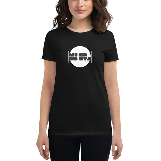 Microdots Logo - Women's short sleeve t-shirt