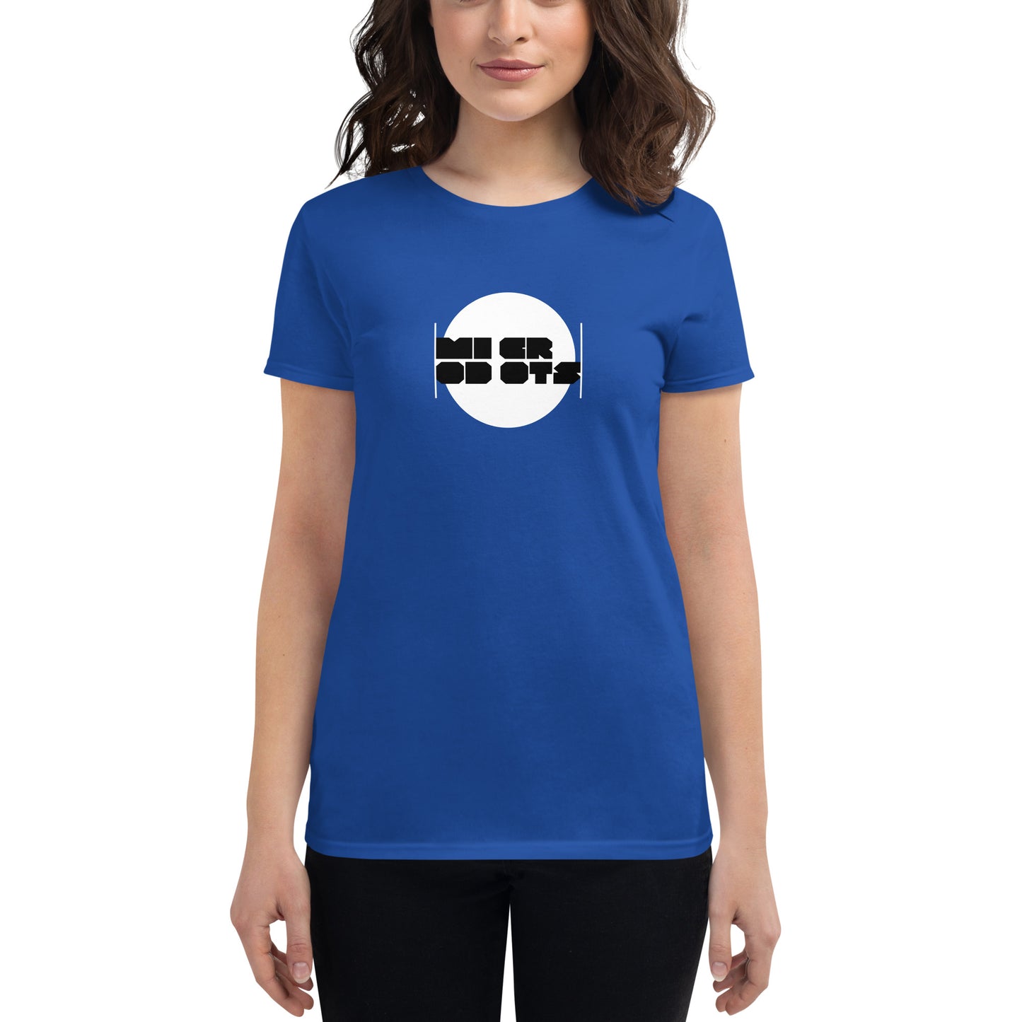Microdots Logo - Women's short sleeve t-shirt