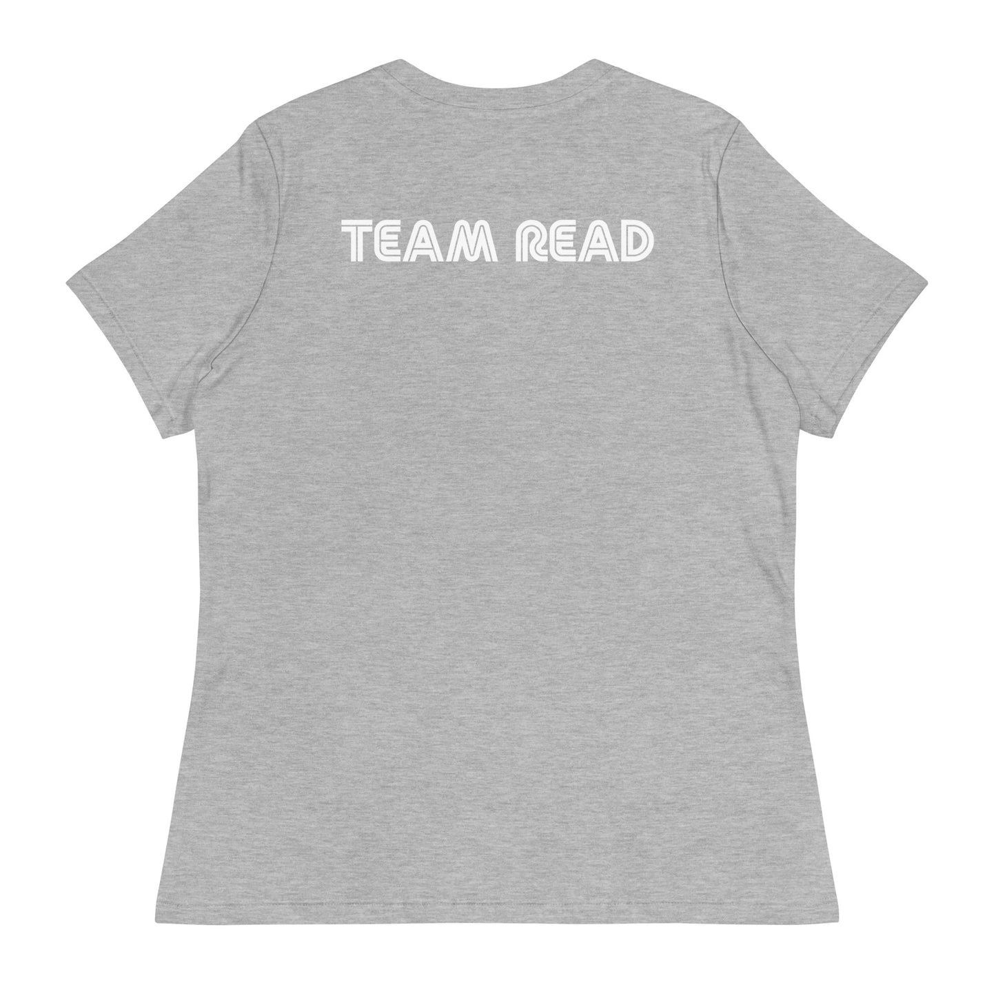 Microdots Logo “Team Read” Design - Women's Relaxed T-Shirt