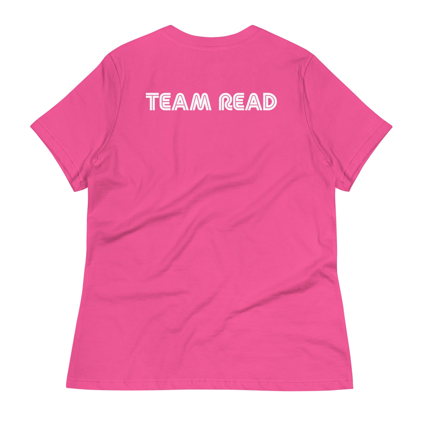 Microdots Logo “Team Read” Design - Women's Relaxed T-Shirt