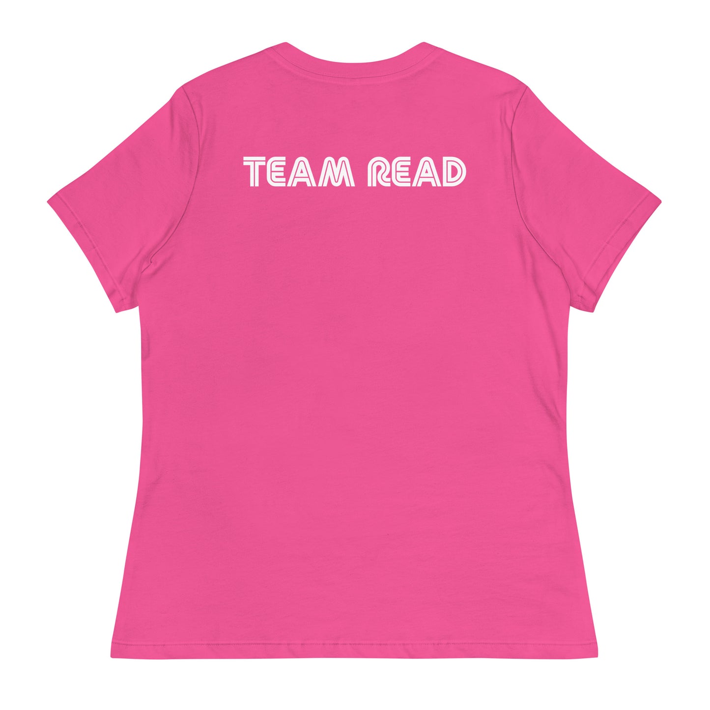 Microdots Logo “Team Read” Design - Women's Relaxed T-Shirt