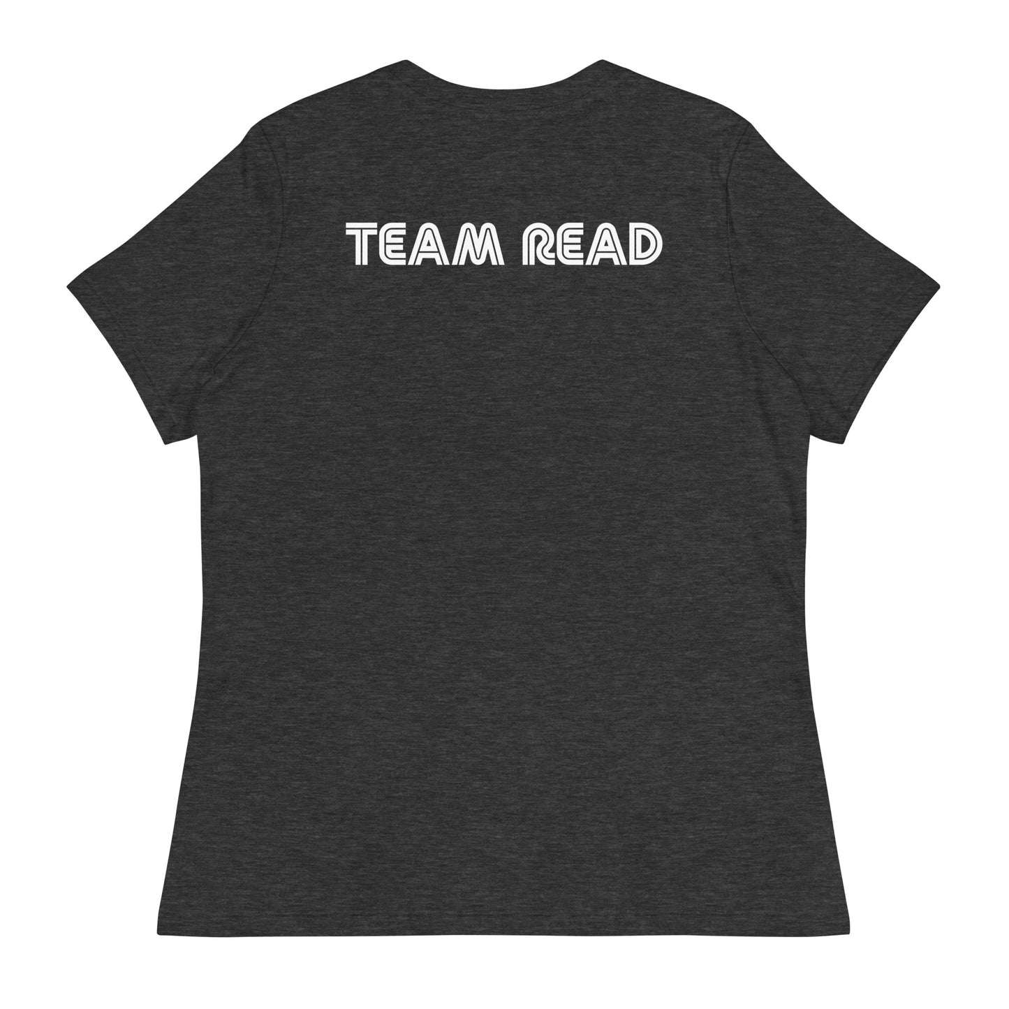 Microdots Logo “Team Read” Design - Women's Relaxed T-Shirt
