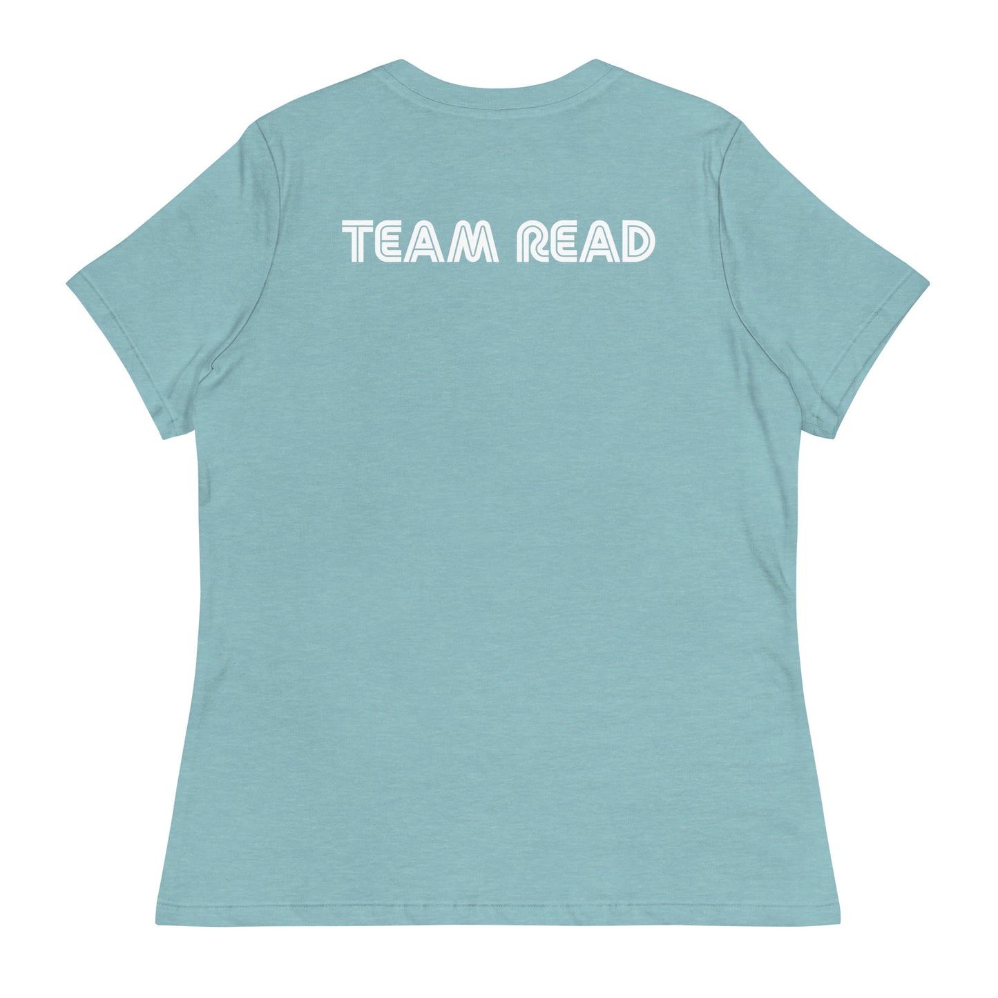 Microdots Logo “Team Read” Design - Women's Relaxed T-Shirt