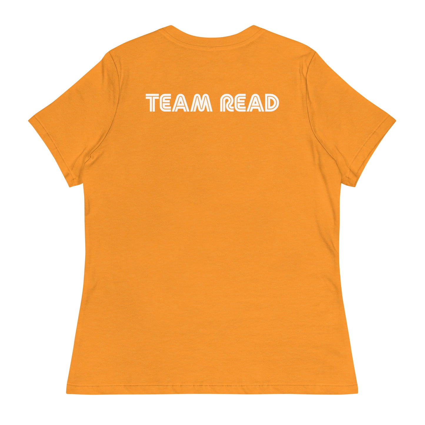 Microdots Logo “Team Read” Design - Women's Relaxed T-Shirt