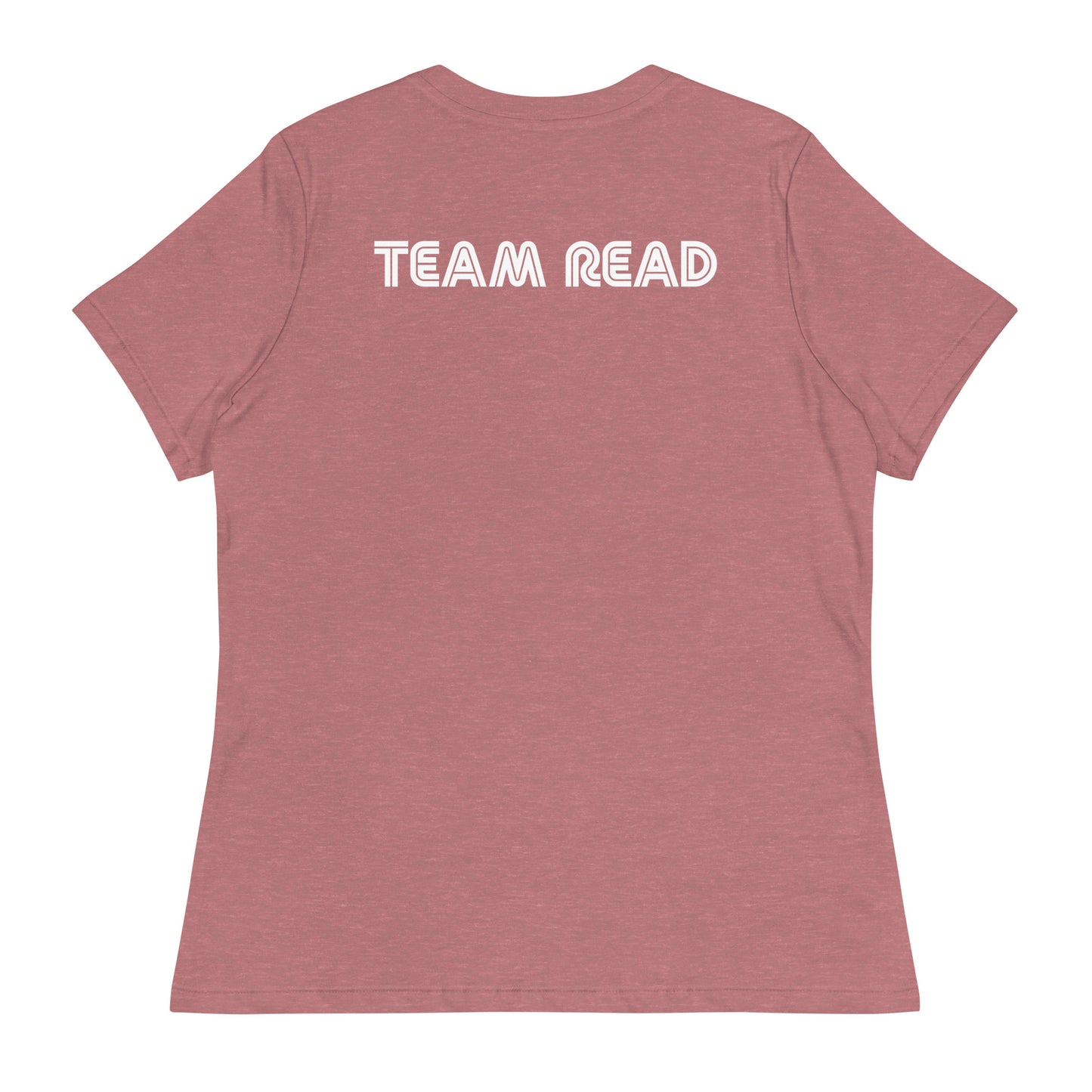 Microdots Logo “Team Read” Design - Women's Relaxed T-Shirt