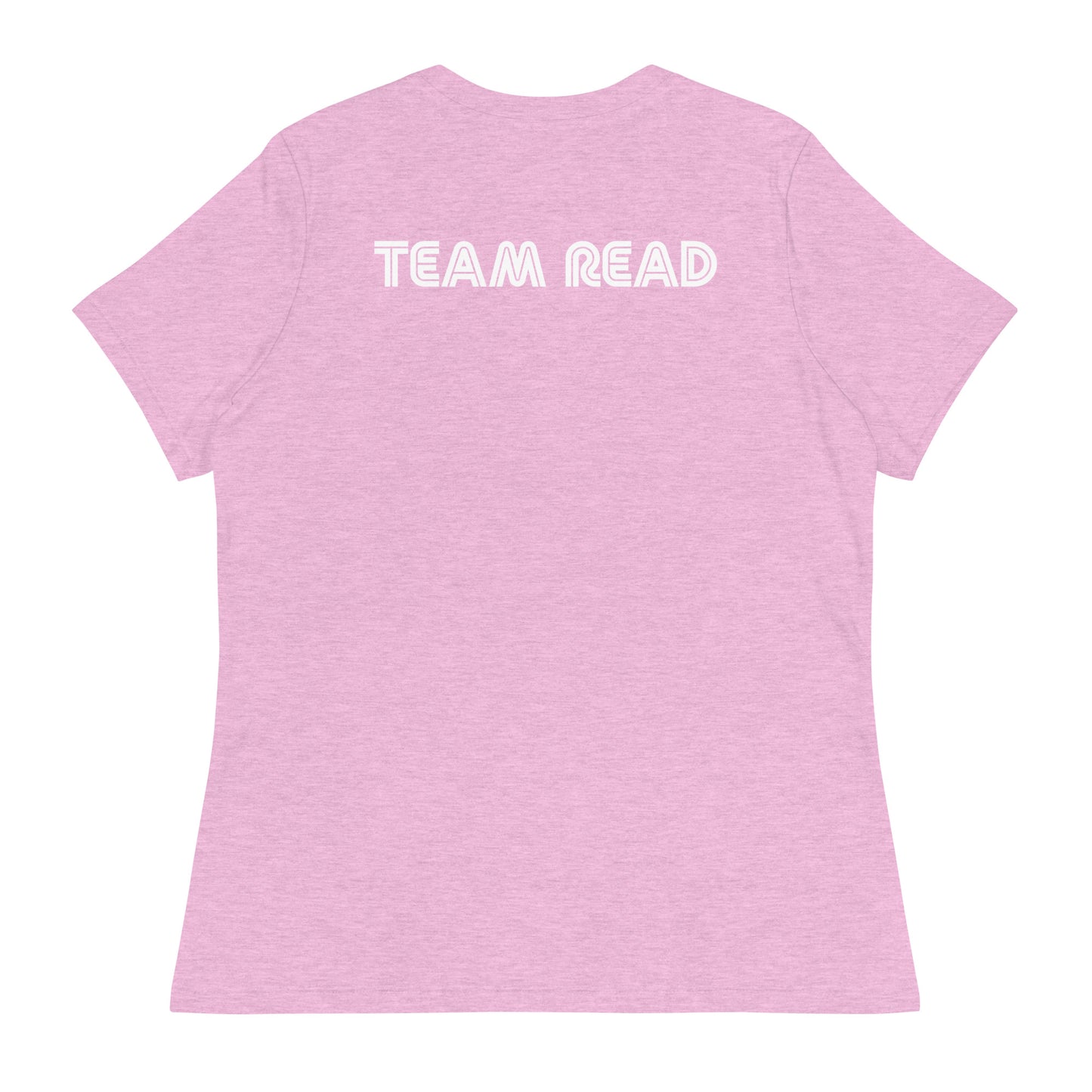 Microdots Logo “Team Read” Design - Women's Relaxed T-Shirt