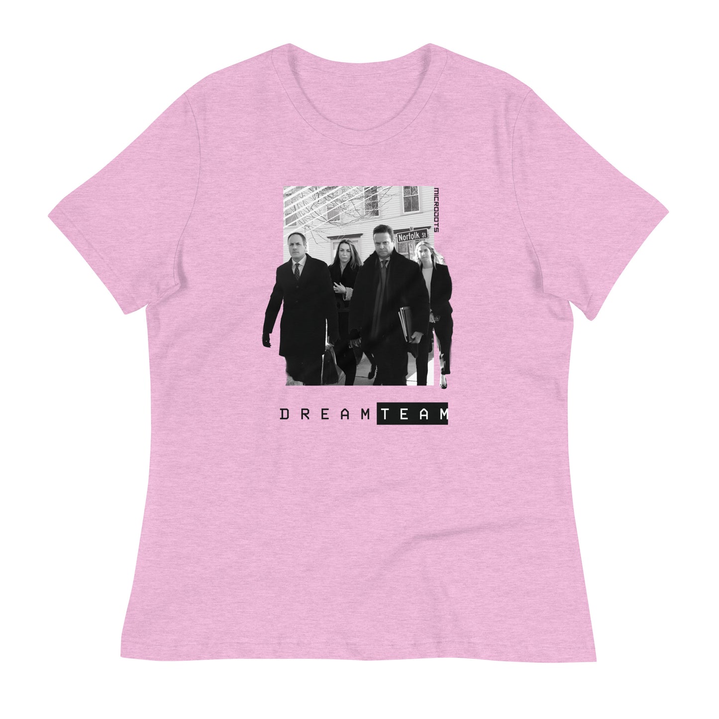 Microdots "Dream Team" Design - Women's Relaxed T-Shirt