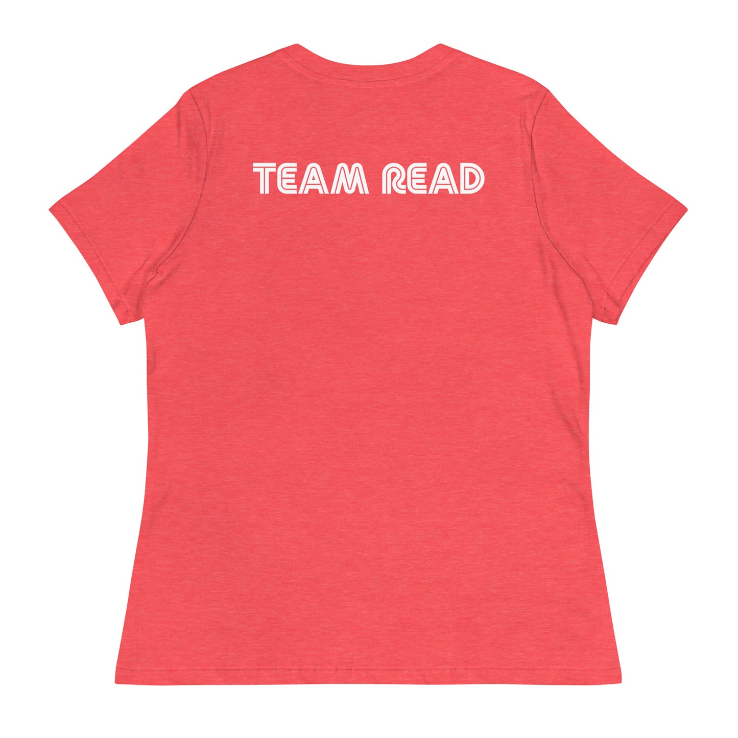 Microdots Logo “Team Read” Design - Women's Relaxed T-Shirt