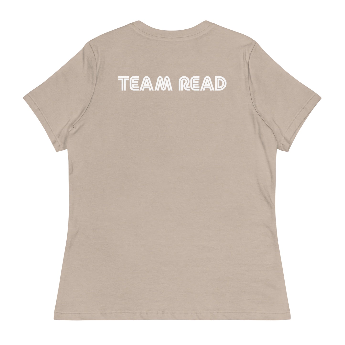 Microdots Logo “Team Read” Design - Women's Relaxed T-Shirt