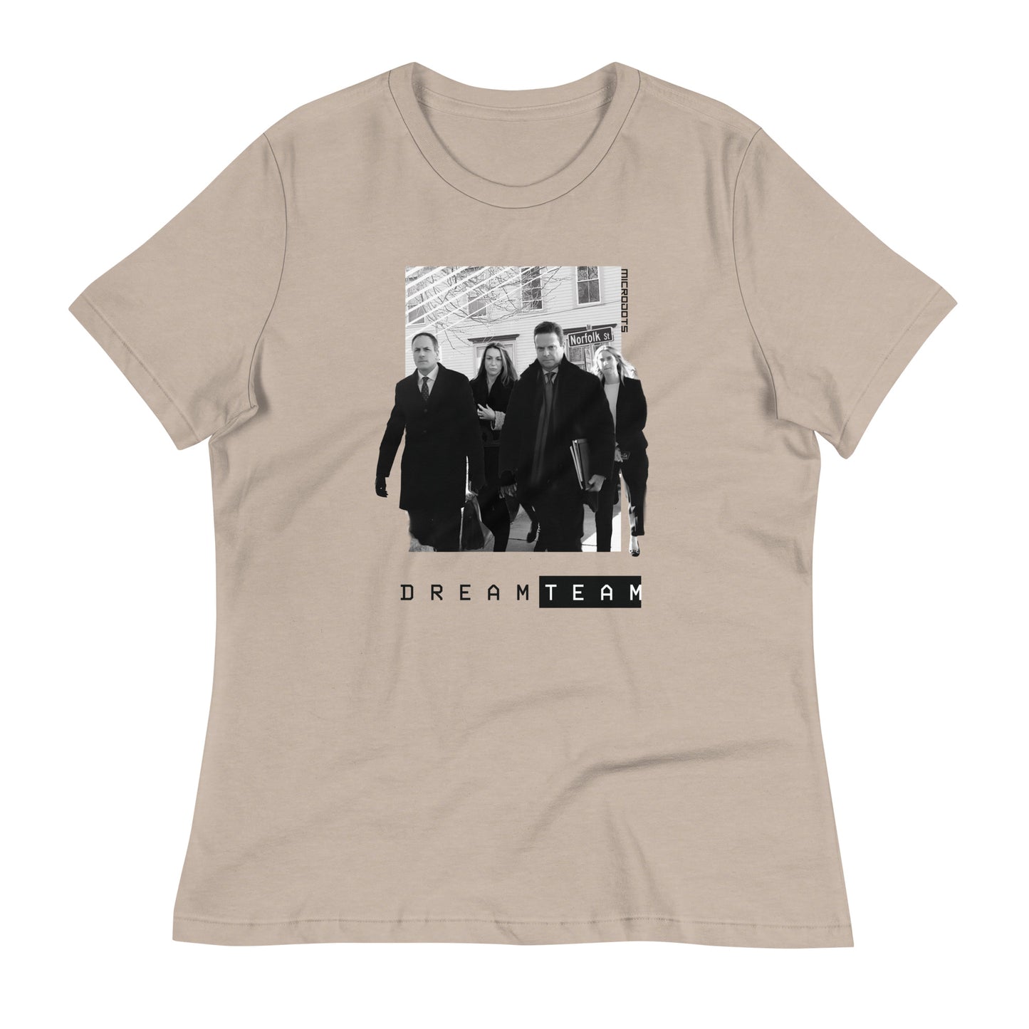 Microdots "Dream Team" Design - Women's Relaxed T-Shirt