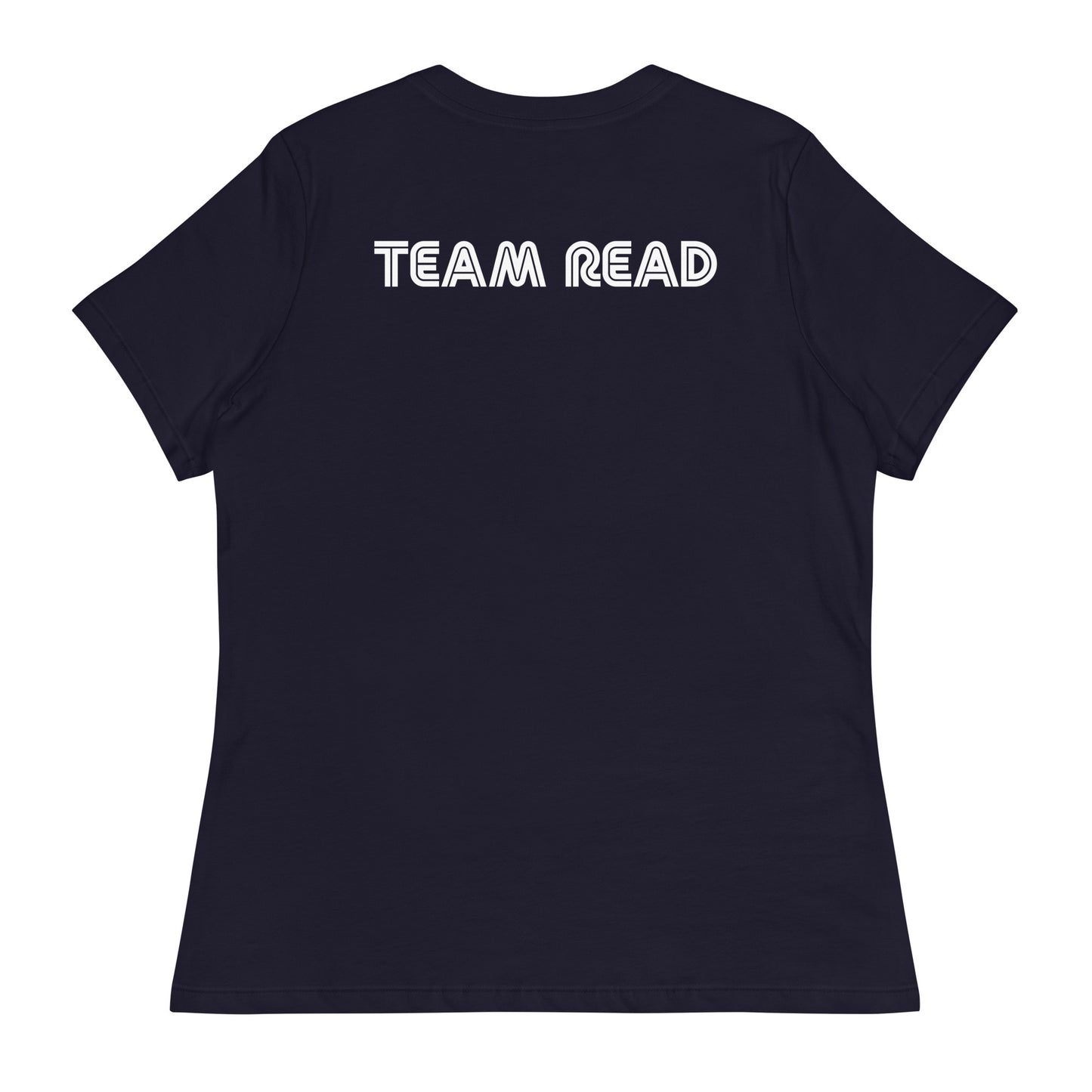 Microdots Logo “Team Read” Design - Women's Relaxed T-Shirt
