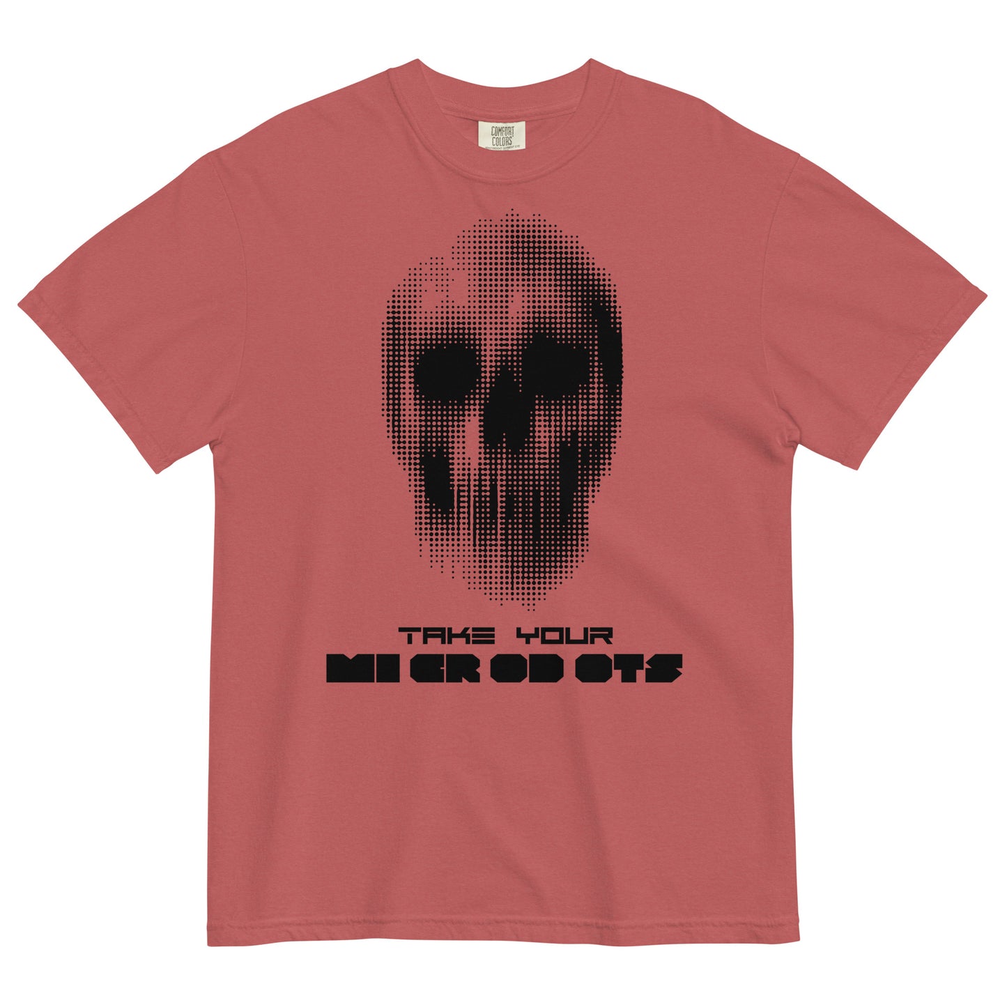 Take Your Microdots - Dark Print Unisex garment-dyed heavyweight t-shirt