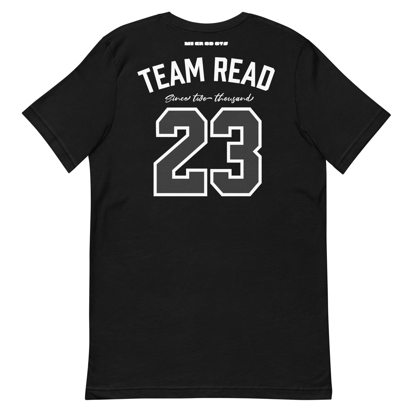 Microdots "Team Read Since 23" Design - Unisex t-shirt